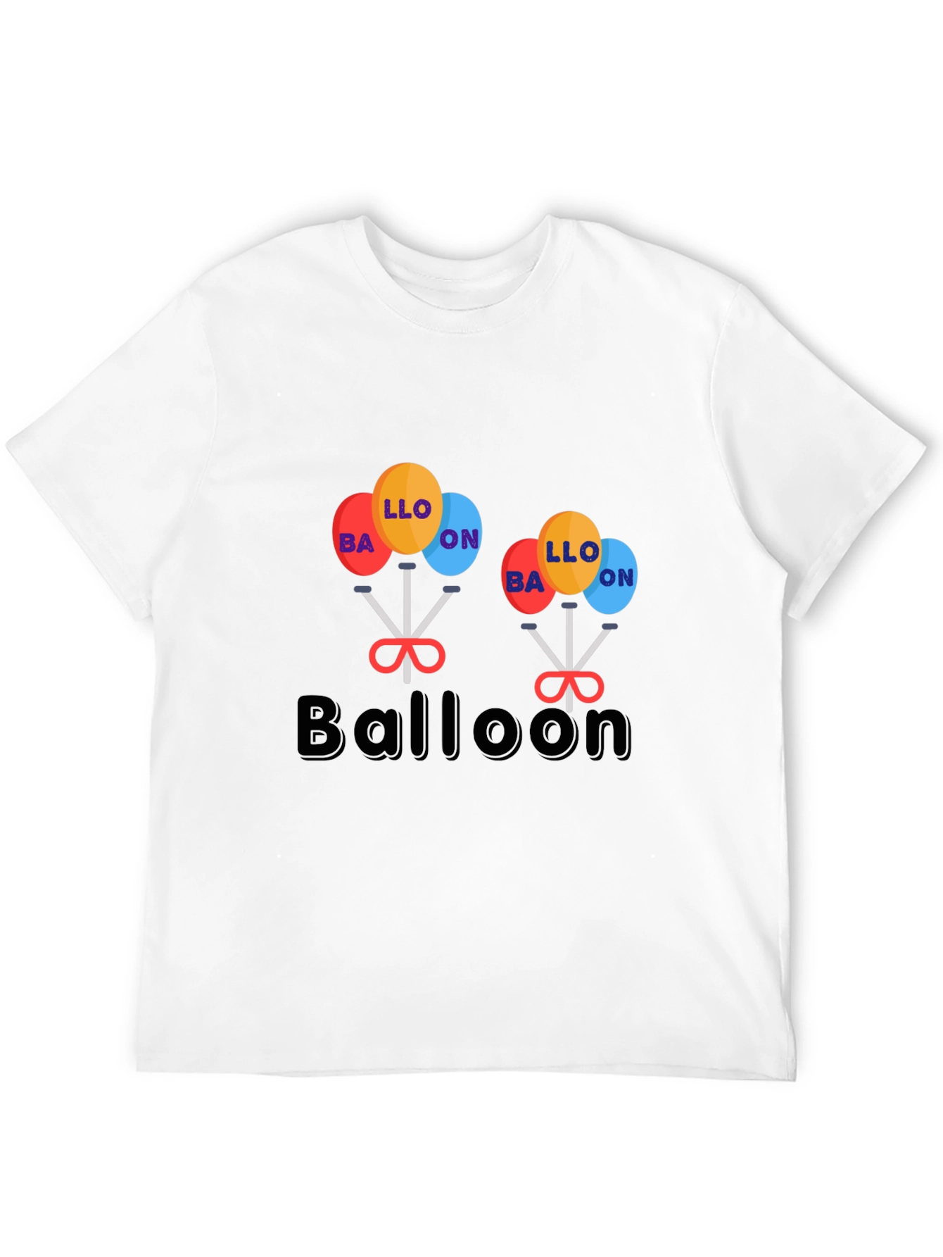 Balloon Graphic Tee - Unique Design!
