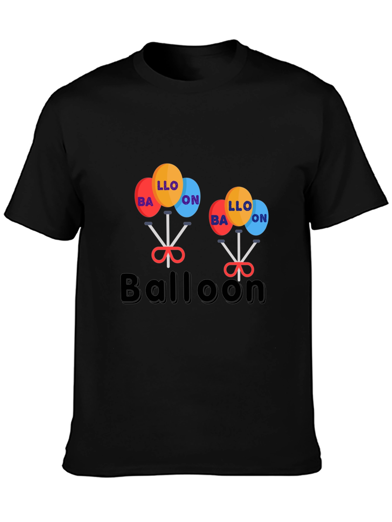 Balloon Graphic Tee - Unique Design!