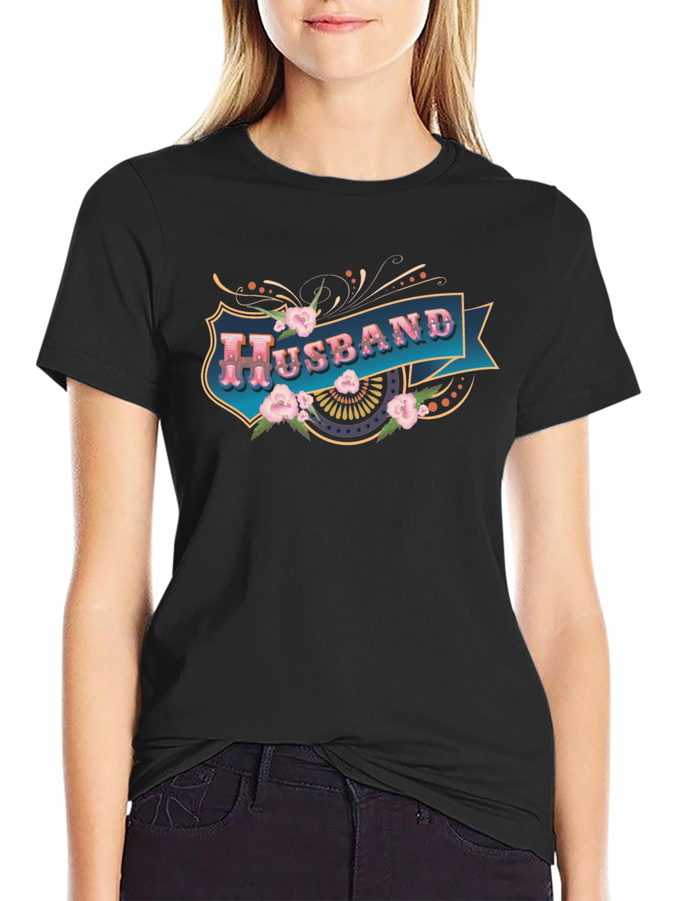 Husband Floral T-Shirt - Stylish Mens Graphic Tee