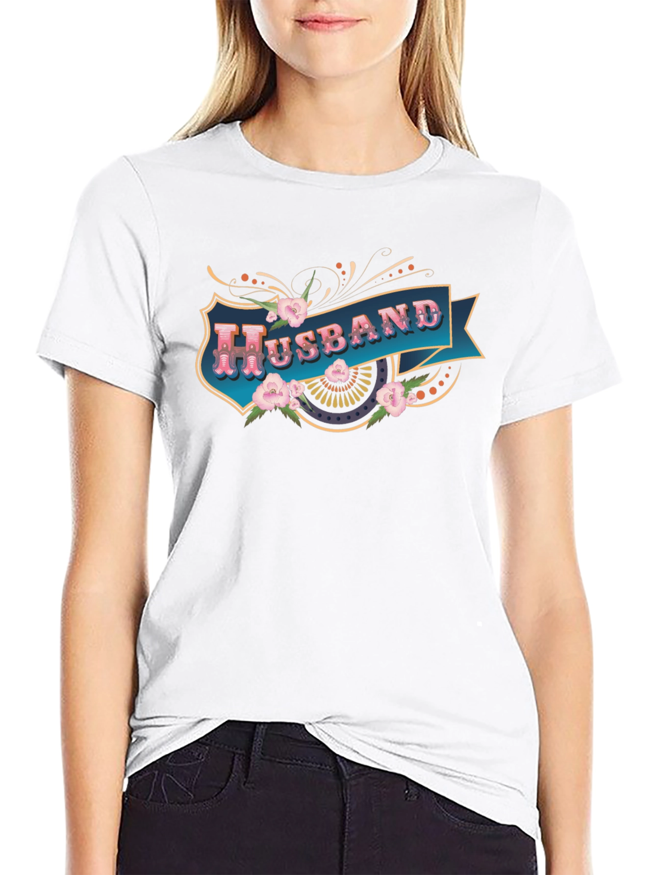 Husband Floral T-Shirt - Stylish Mens Graphic Tee