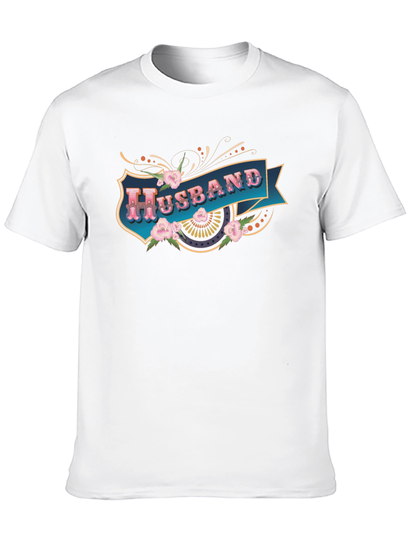 Husband Floral T-Shirt - Stylish Mens Graphic Tee