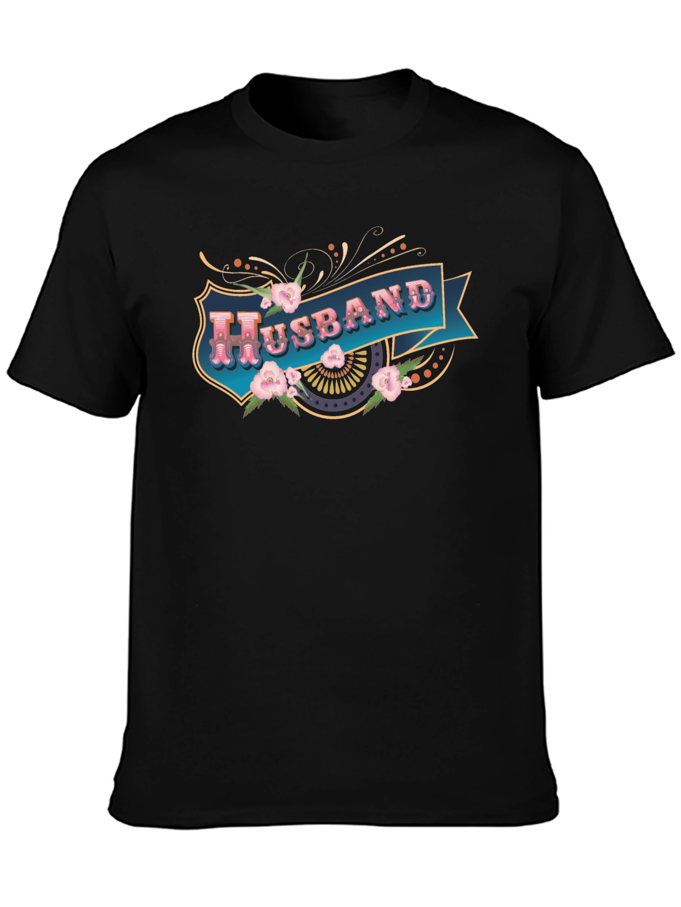 Husband Floral T-Shirt - Stylish Mens Graphic Tee