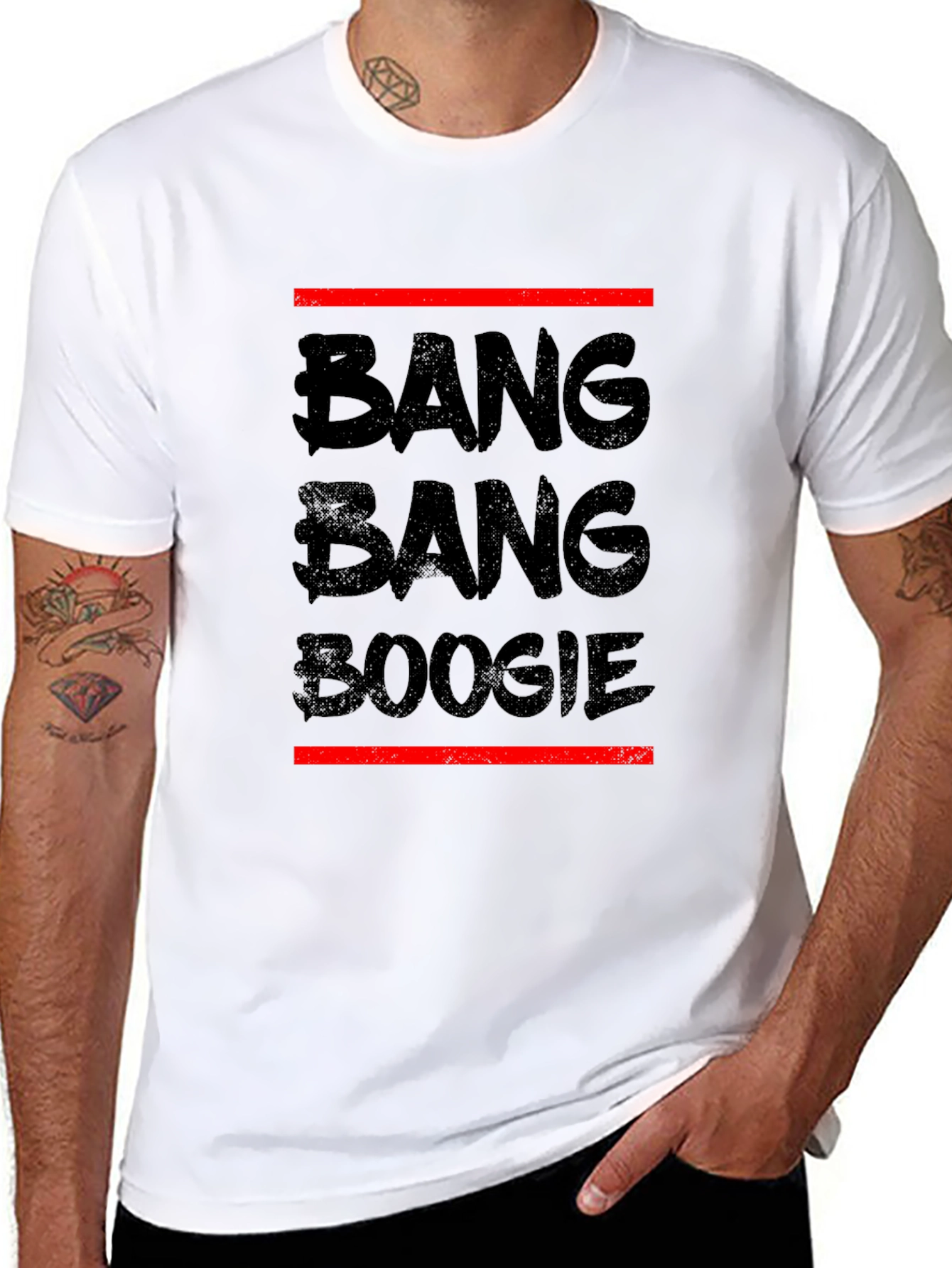 Bang Bang Boogie Black Graphic Tee