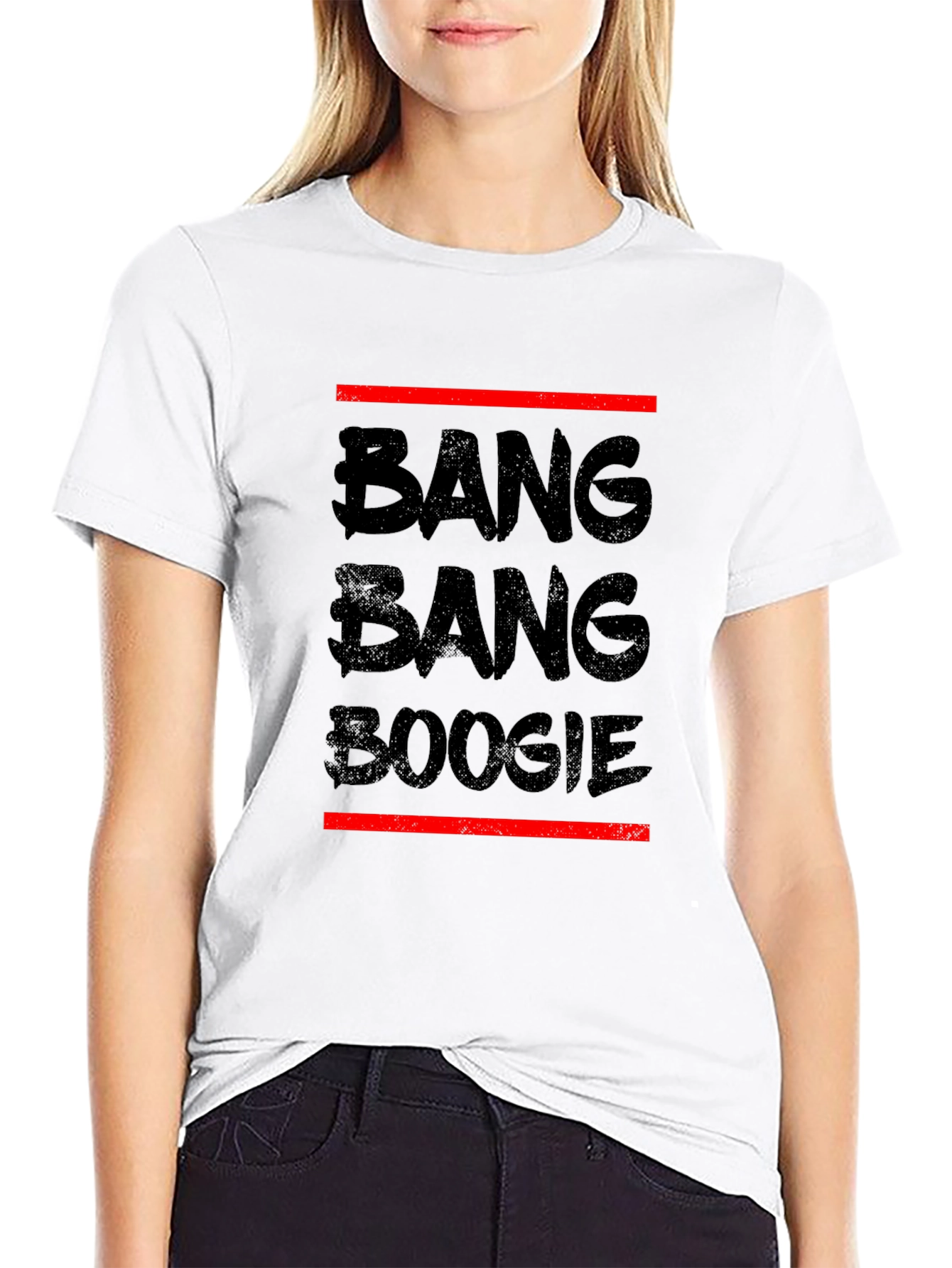 Bang Bang Boogie Black Graphic Tee