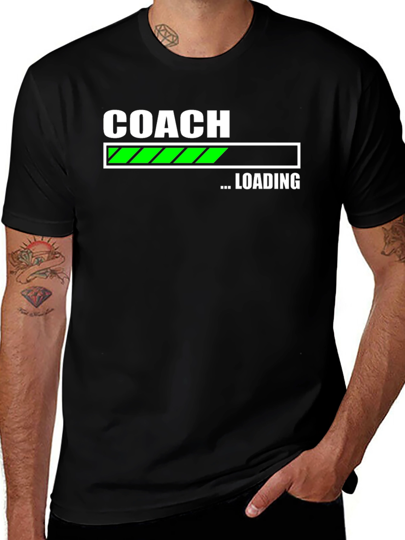 Coach Loading Black T-Shirt