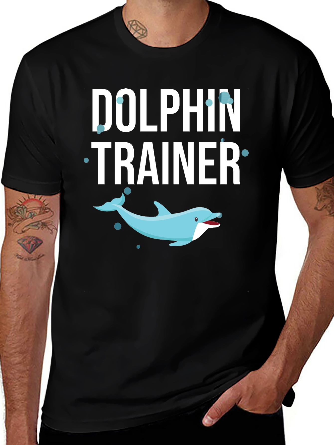 Dolphin Trainer Graphic T-Shirt