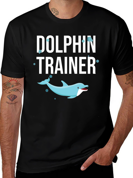 Dolphin Trainer Graphic T-Shirt