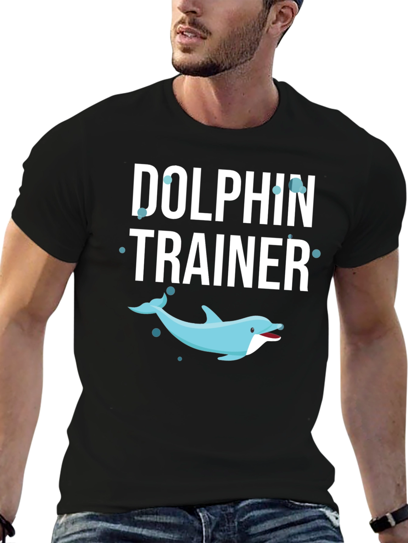 Dolphin Trainer Graphic T-Shirt