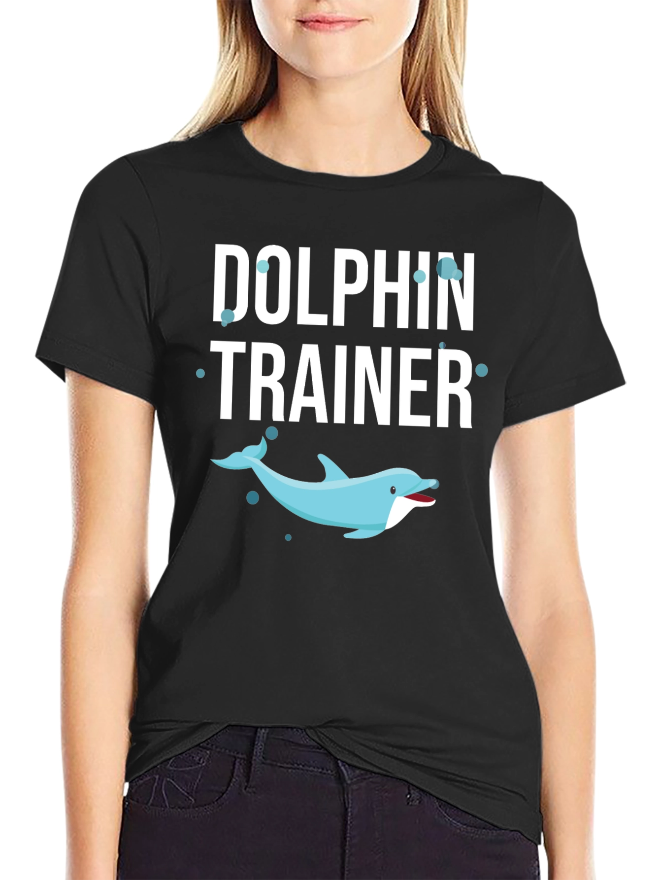 Dolphin Trainer Graphic T-Shirt