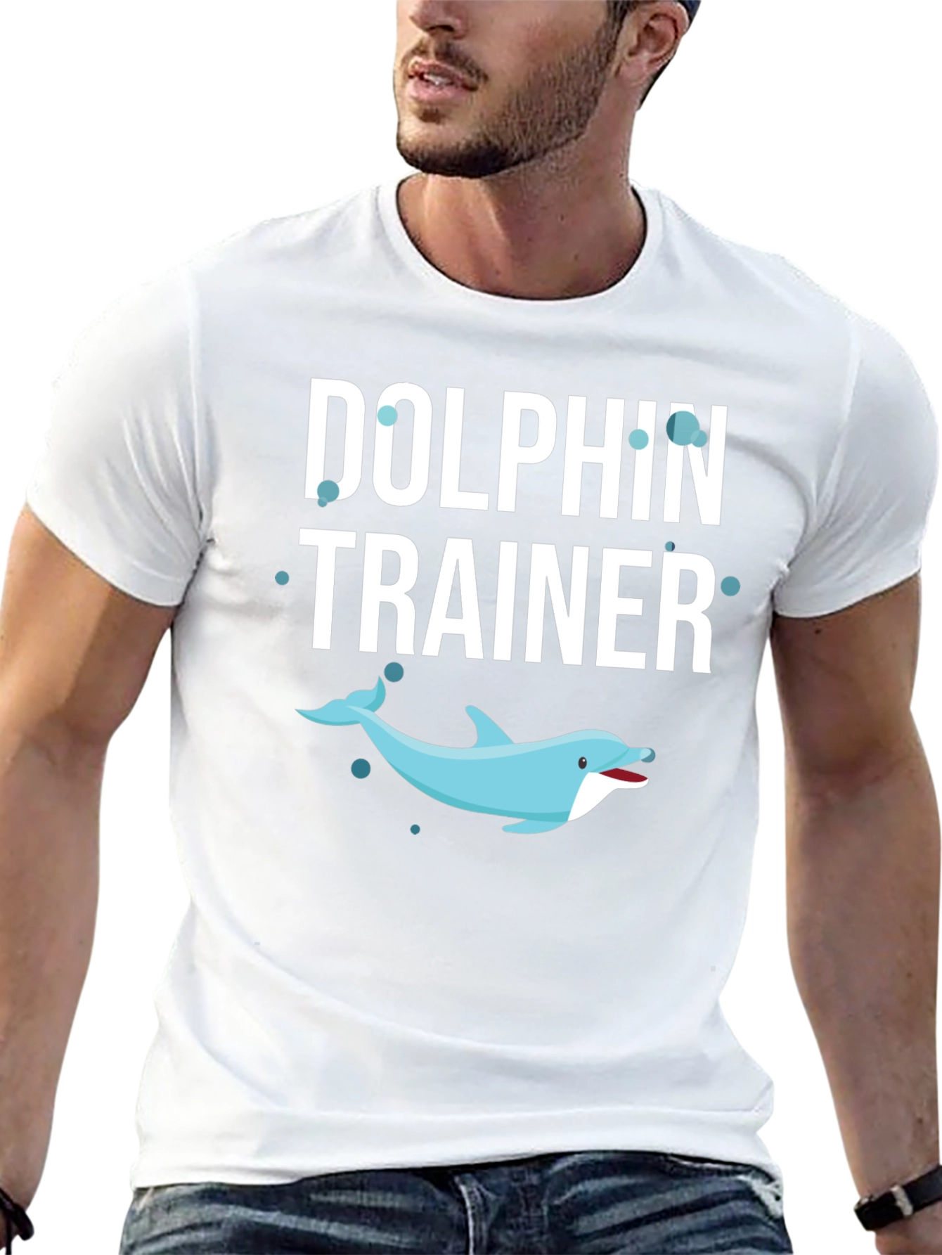 Dolphin Trainer Graphic T-Shirt