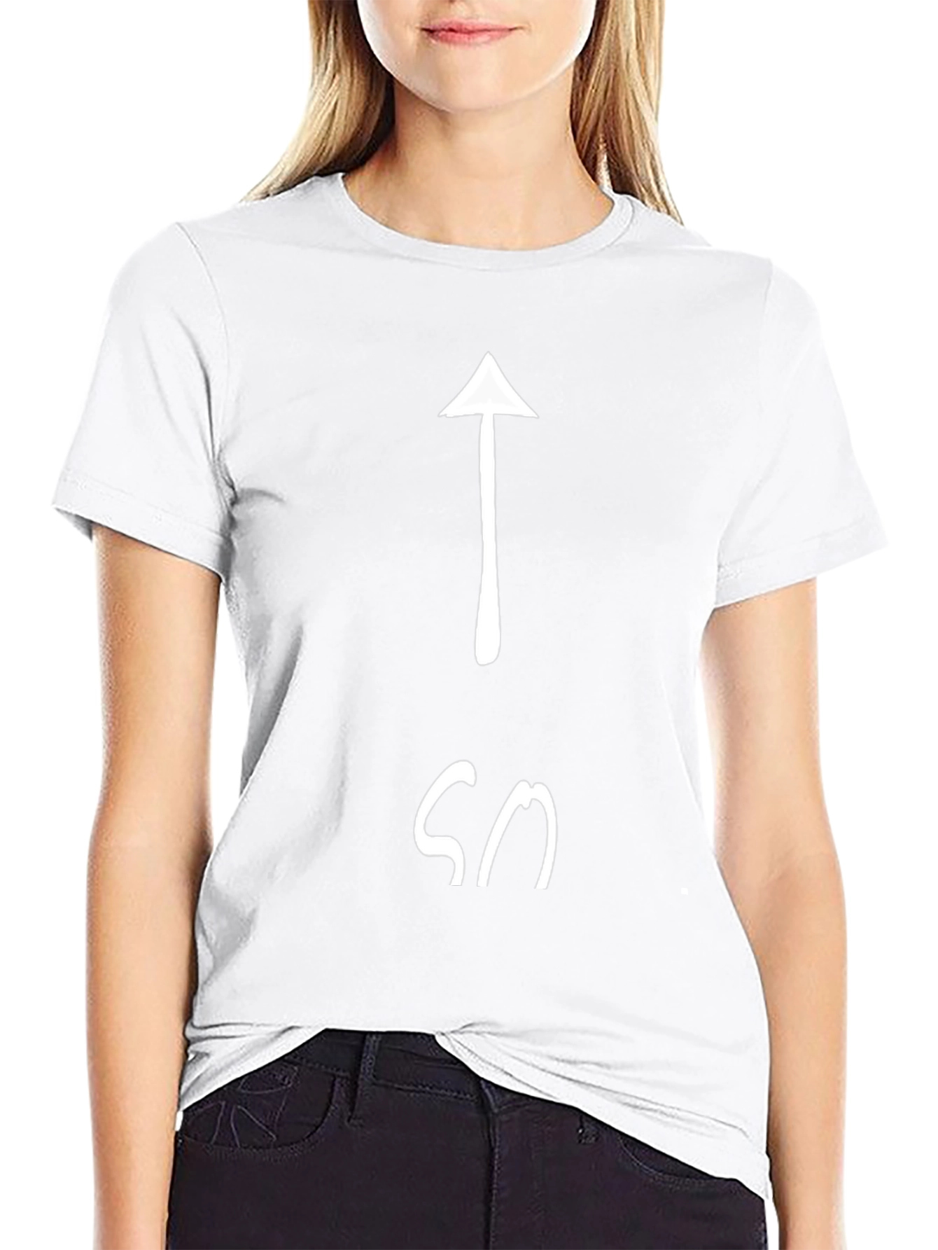 Arrow Up SM Black Tee