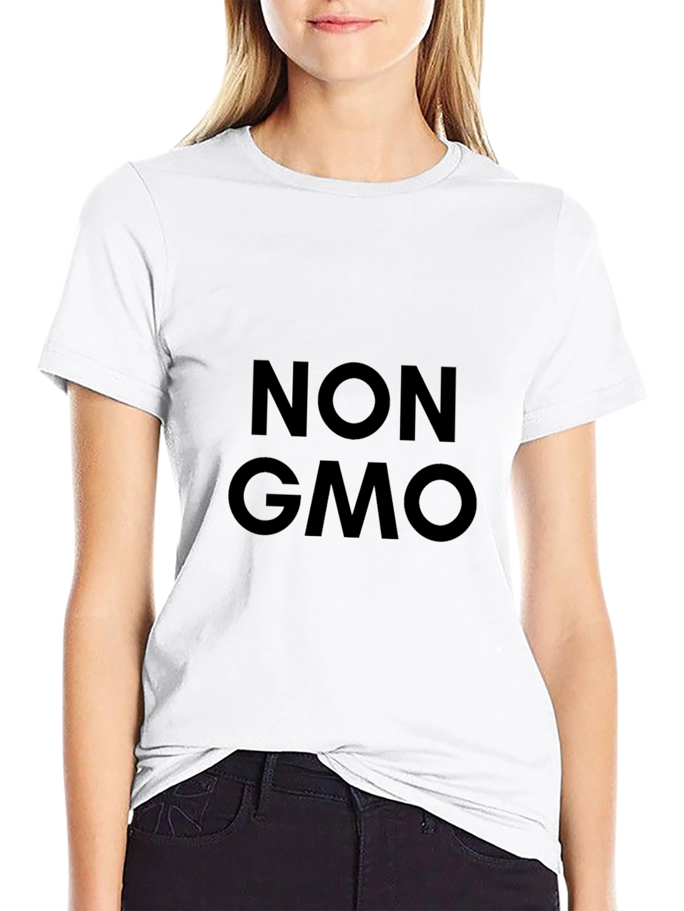 Non GMO Black T-Shirt