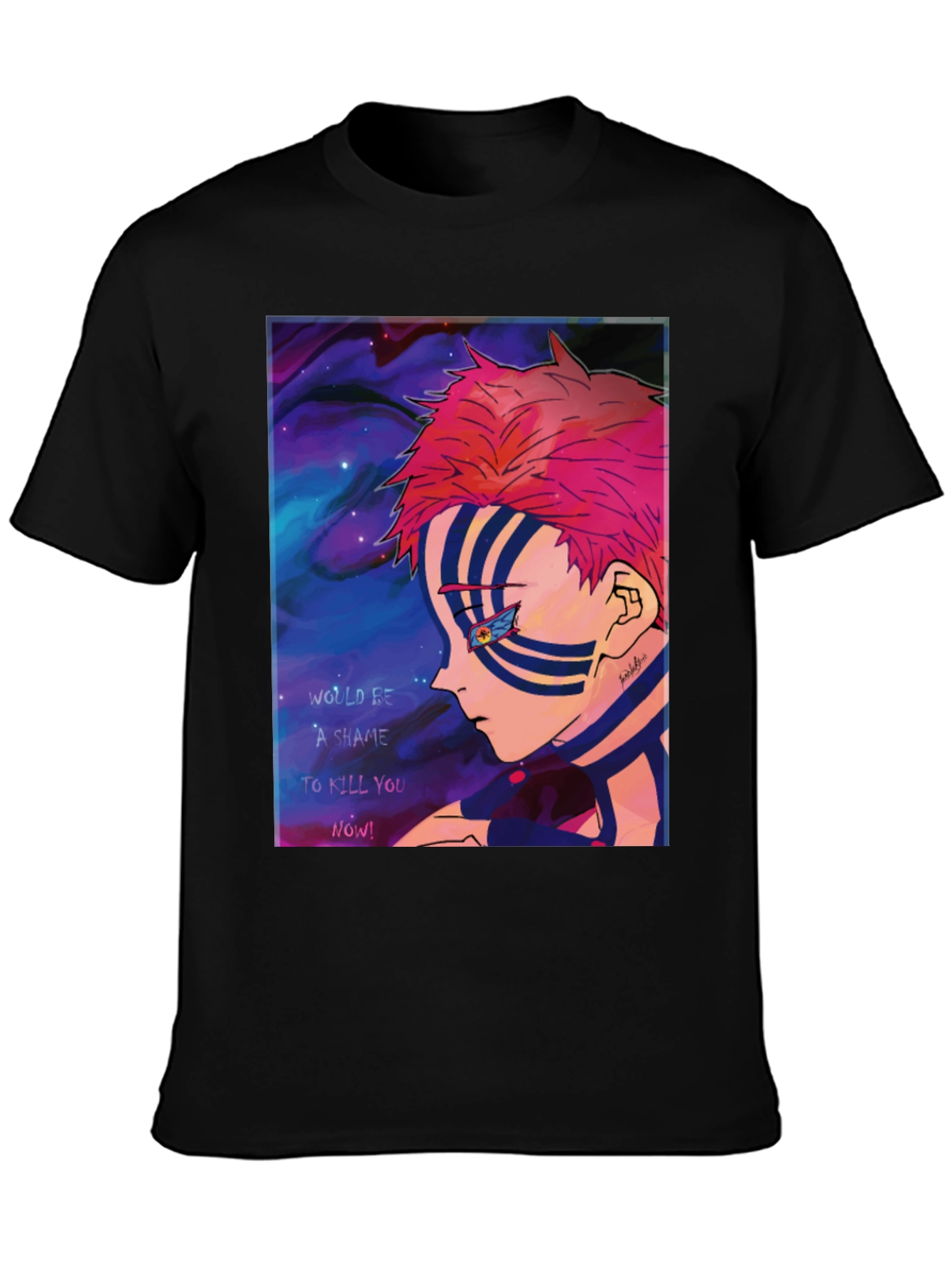 Akaza Demon Slayer Graphic T-Shirt Anime Manga Tee
