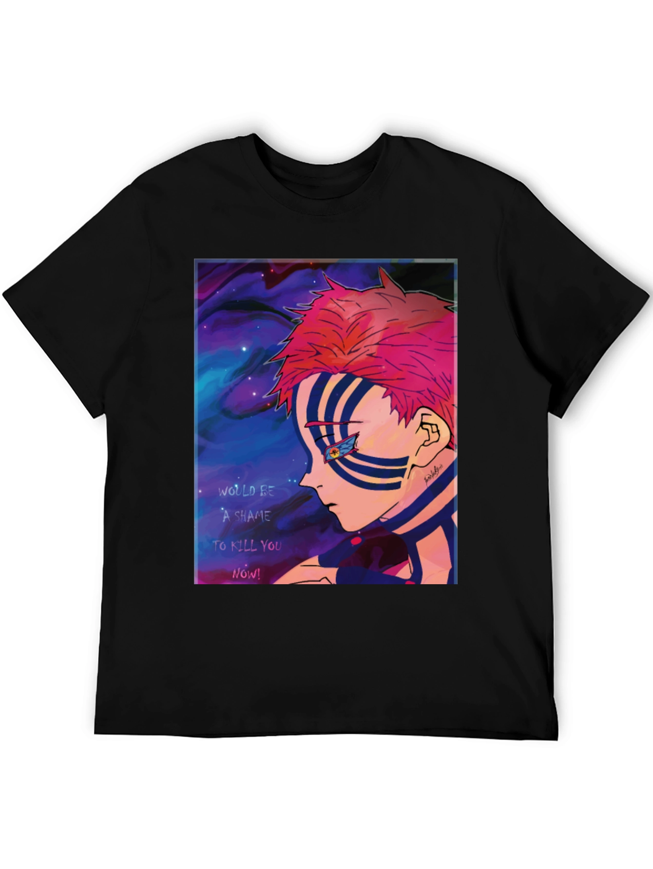 Akaza Demon Slayer Graphic T-Shirt Anime Manga Tee