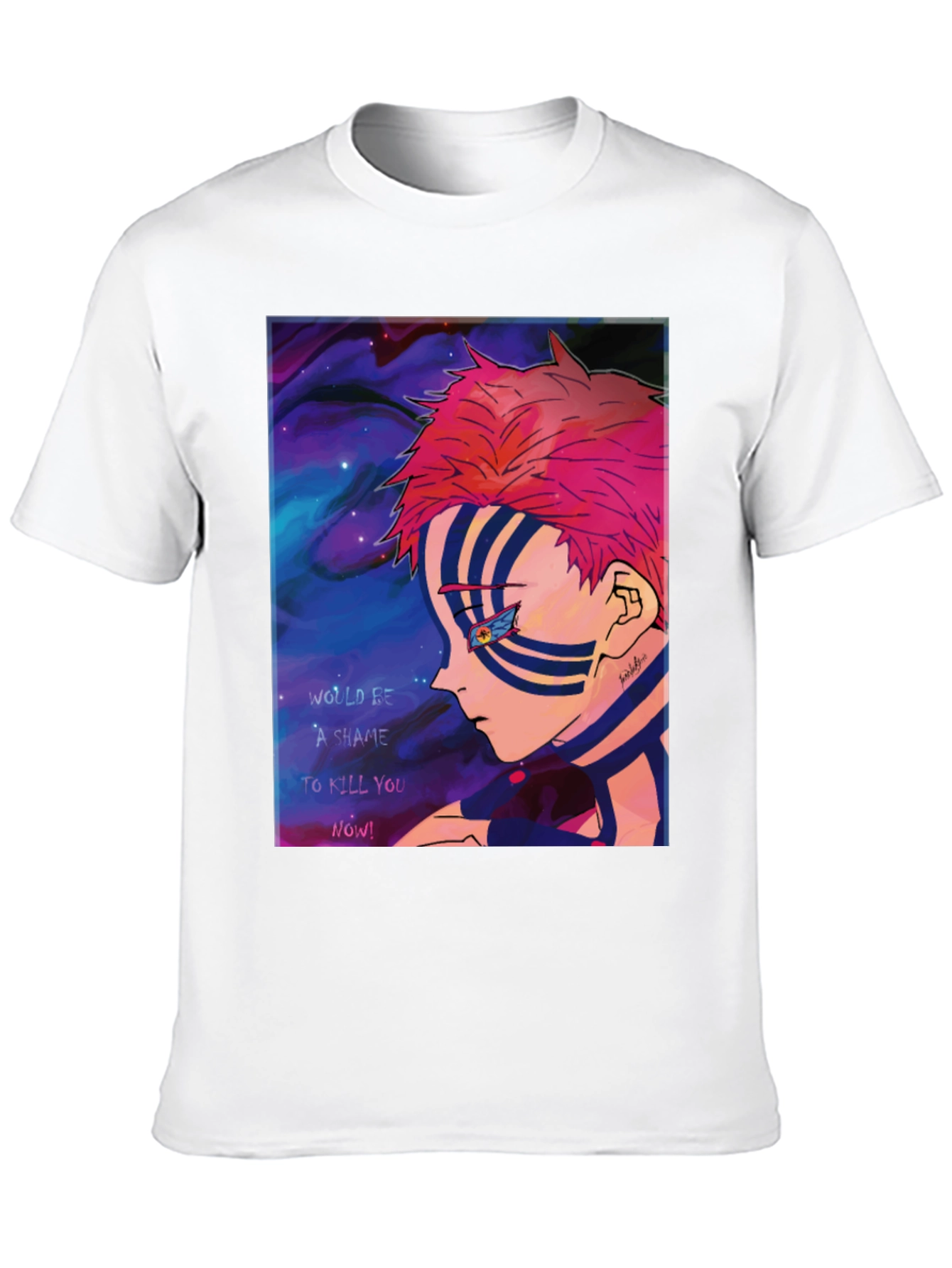Akaza Demon Slayer Graphic T-Shirt Anime Manga Tee