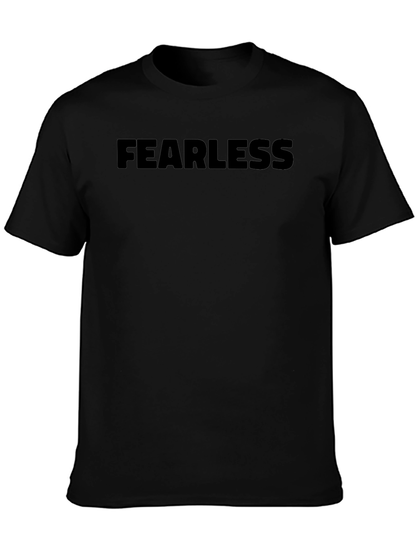 Fearless Black Graphic Tee - Mens