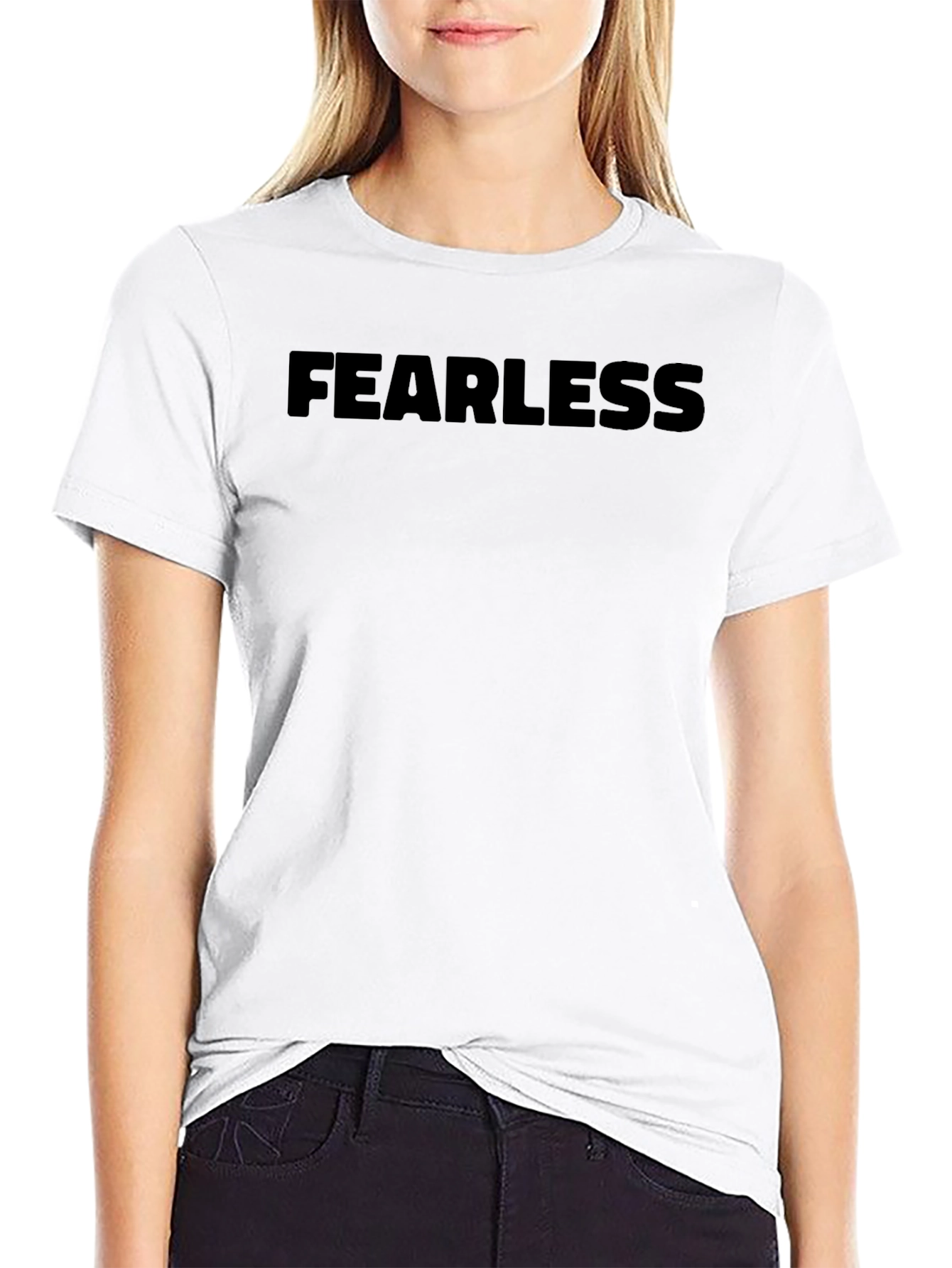 Fearless Black Graphic Tee - Mens