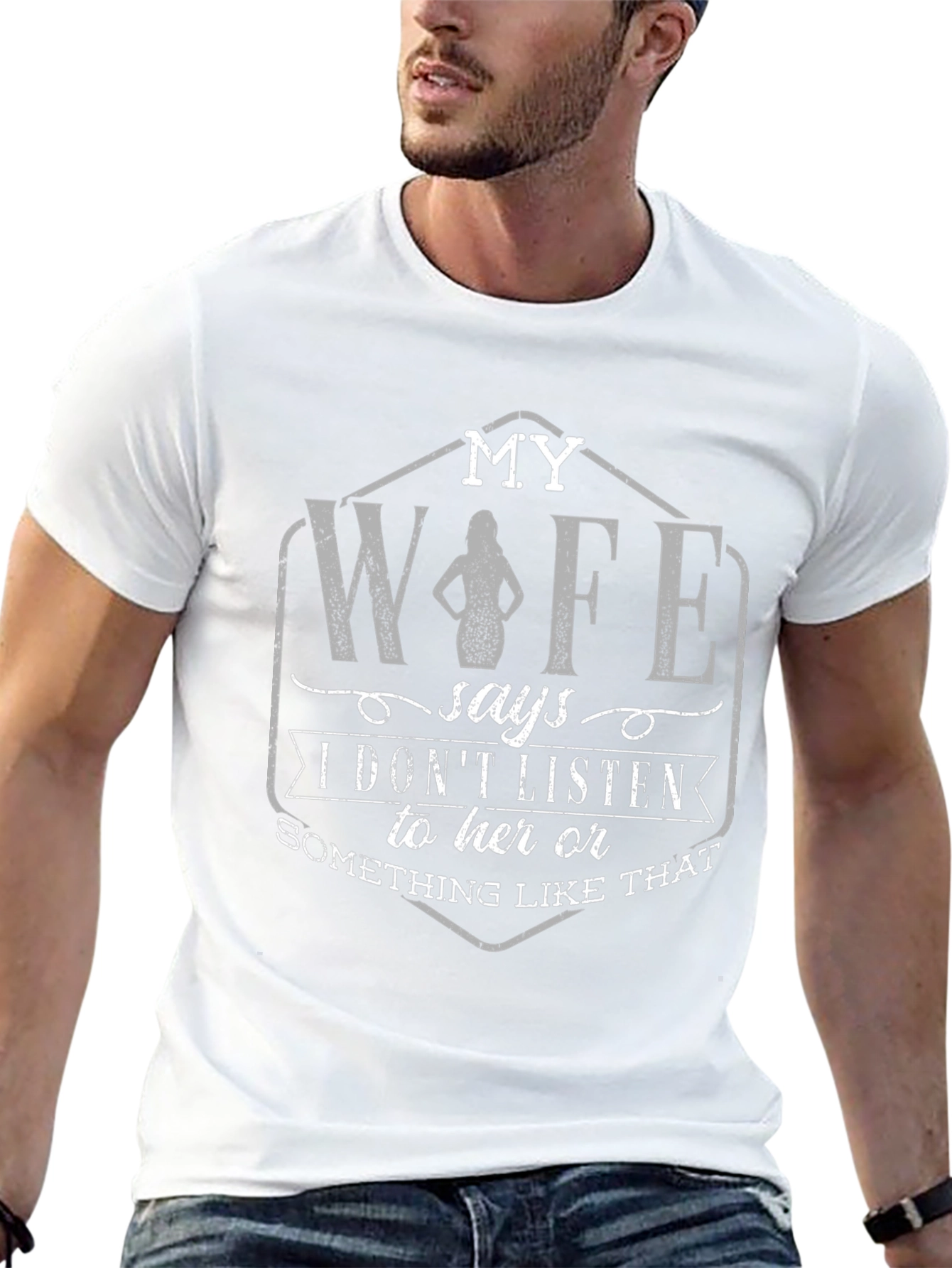 Funny My Wife T-Shirt - Husband Gift