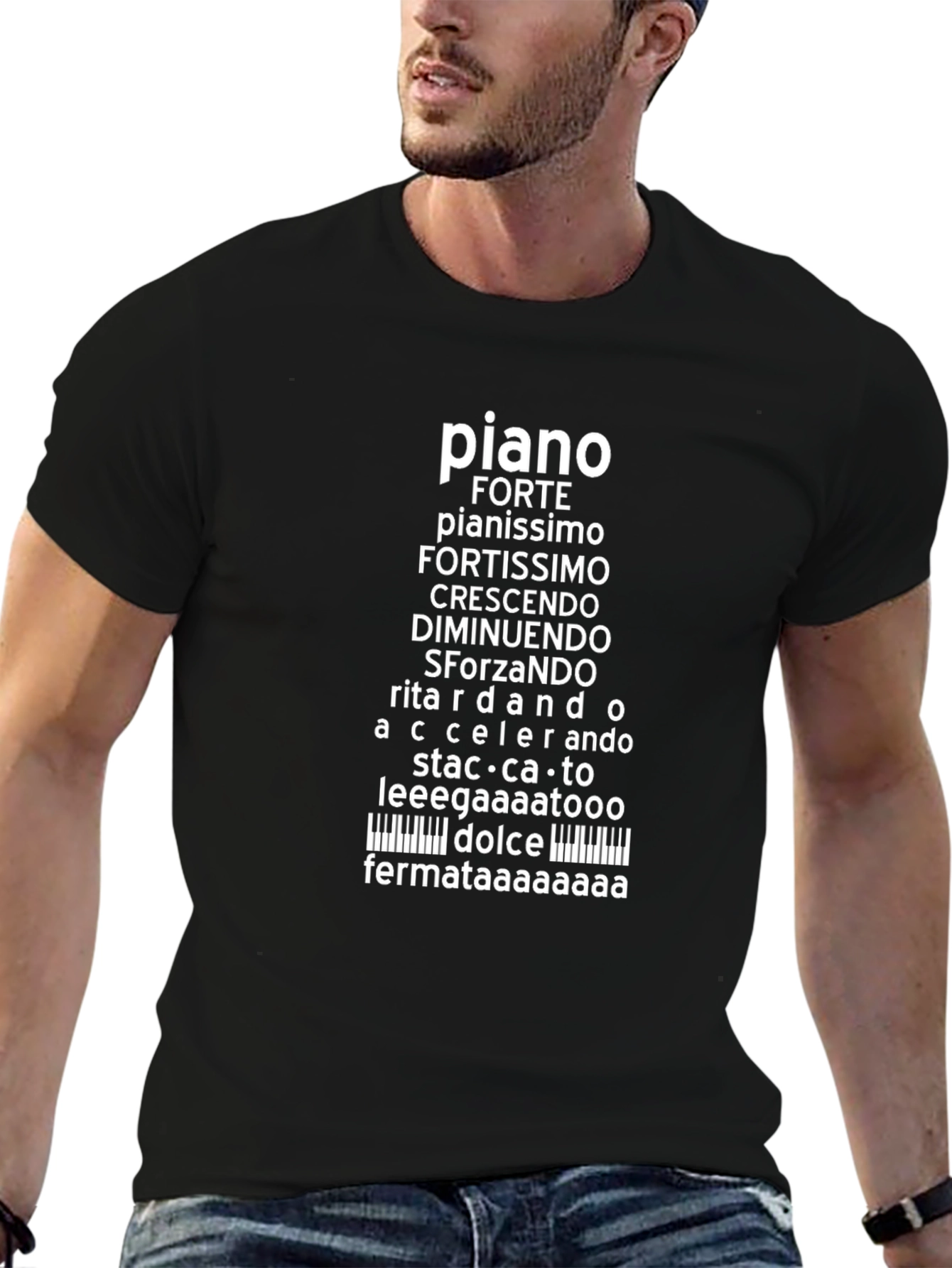Music Notation Graphic T-Shirt