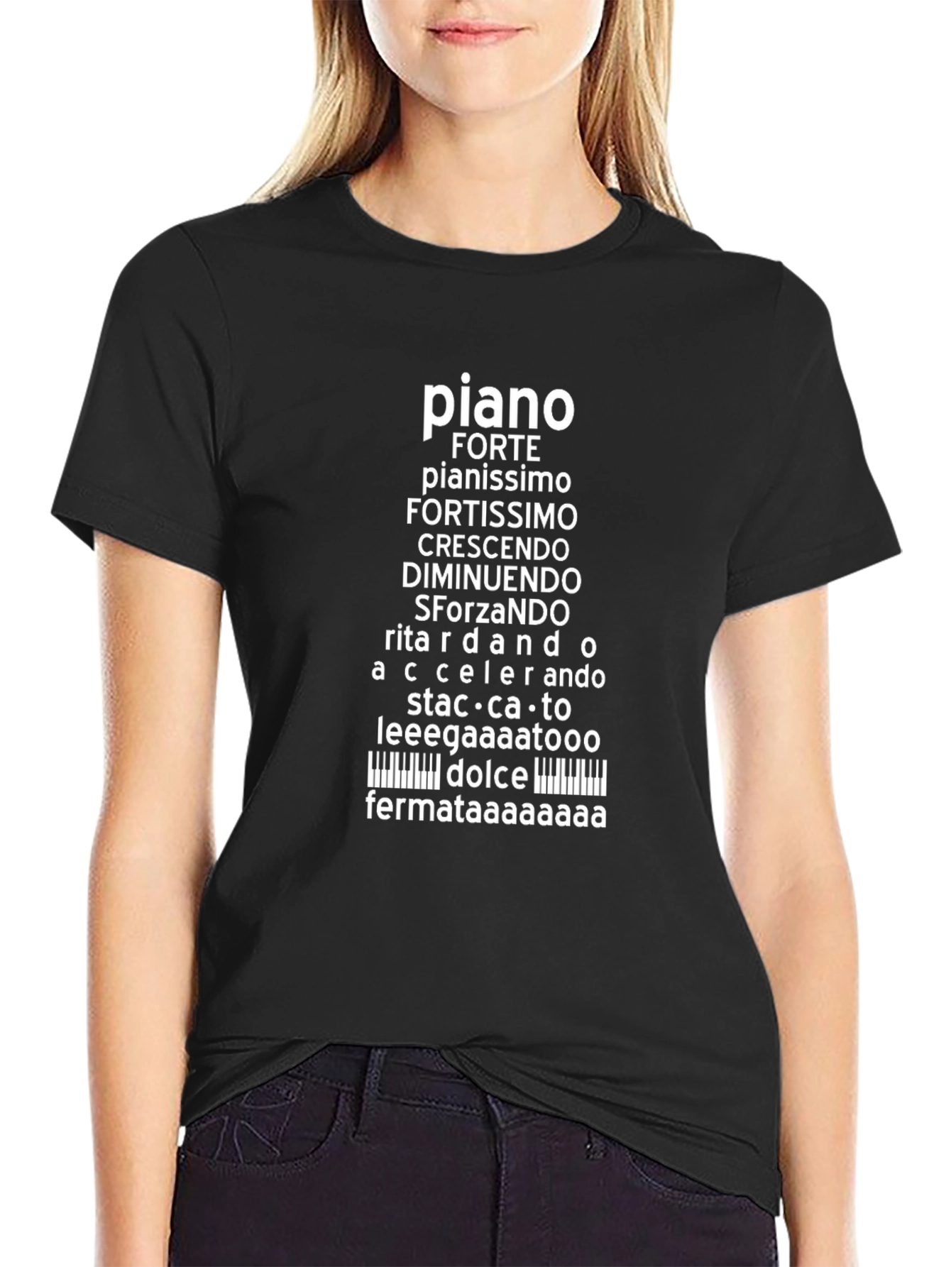 Music Notation Graphic T-Shirt