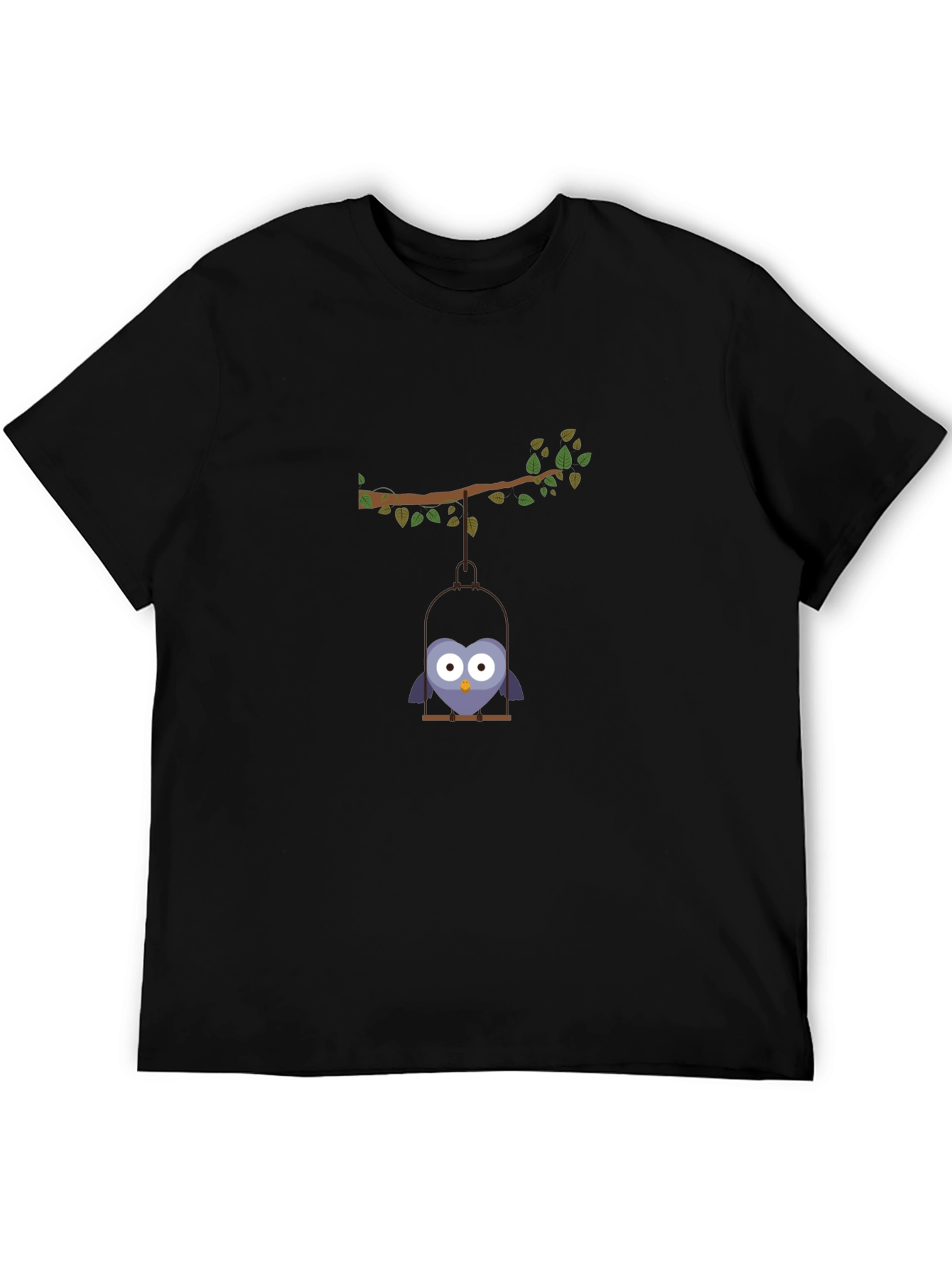 Cute Cartoon Birdcage Graphic Tee
