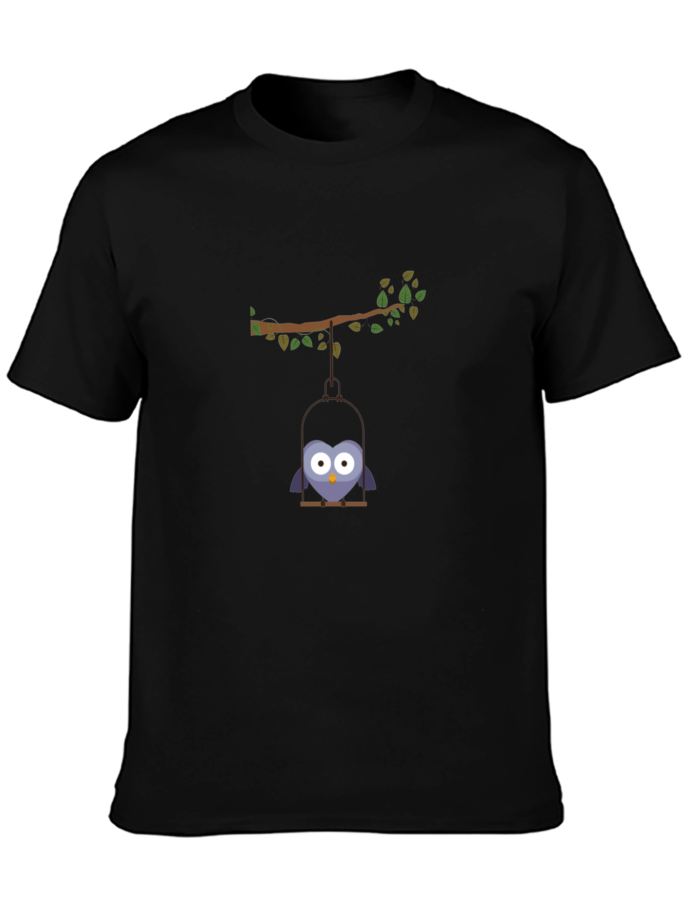 Cute Cartoon Birdcage Graphic Tee