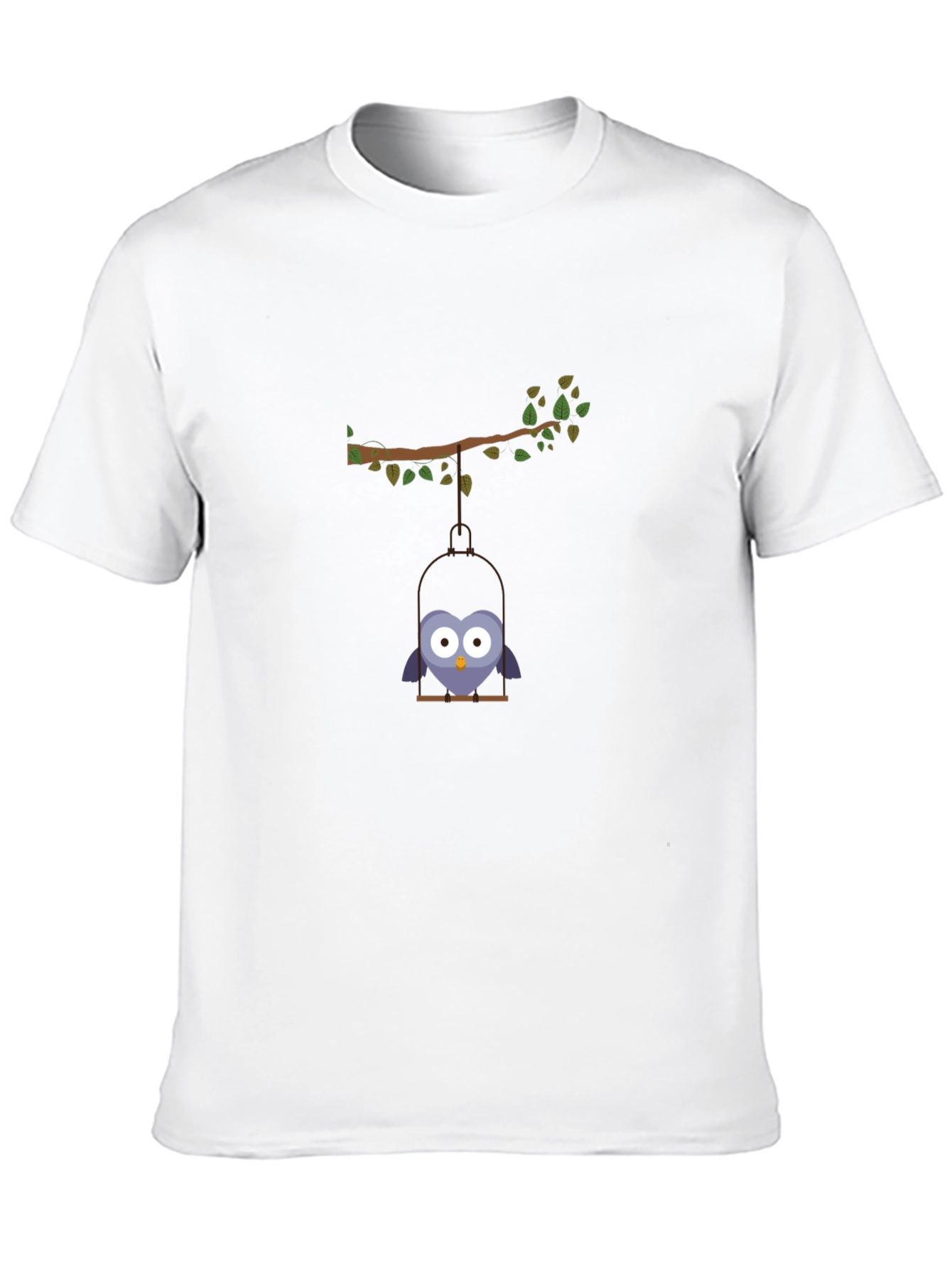 Cute Cartoon Birdcage Graphic Tee