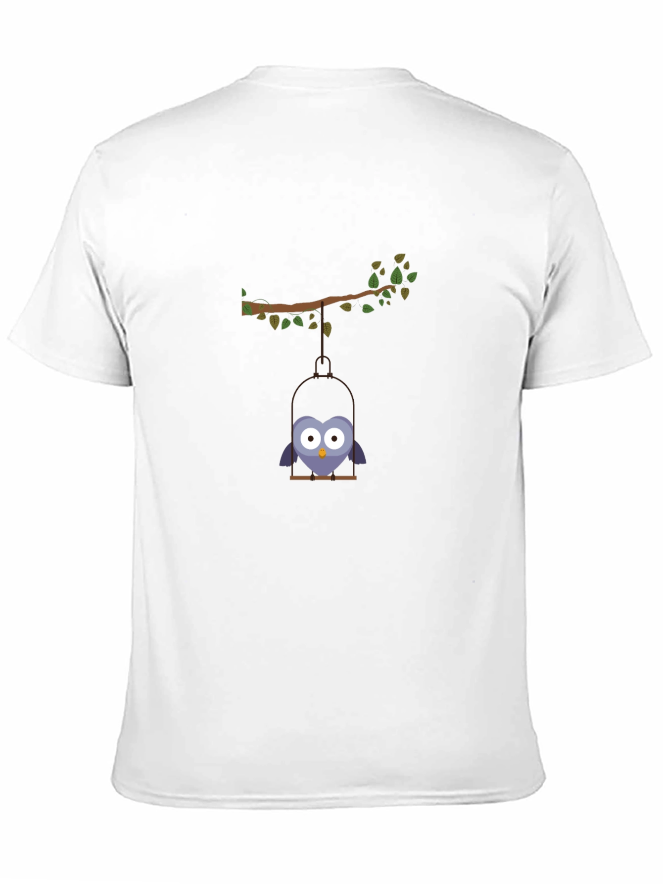 Cute Cartoon Birdcage Graphic Tee