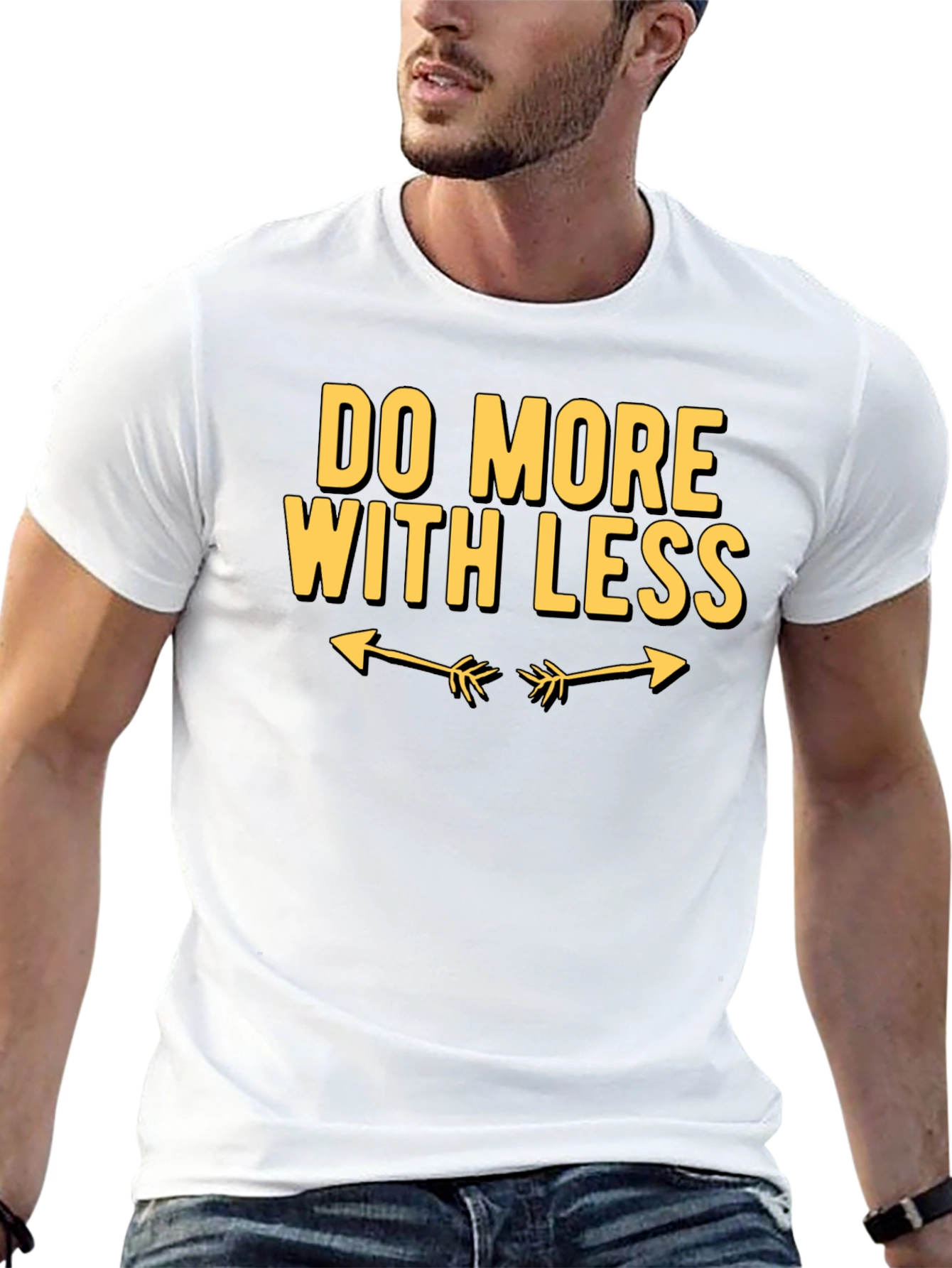 Do More With Less Graphic Tee