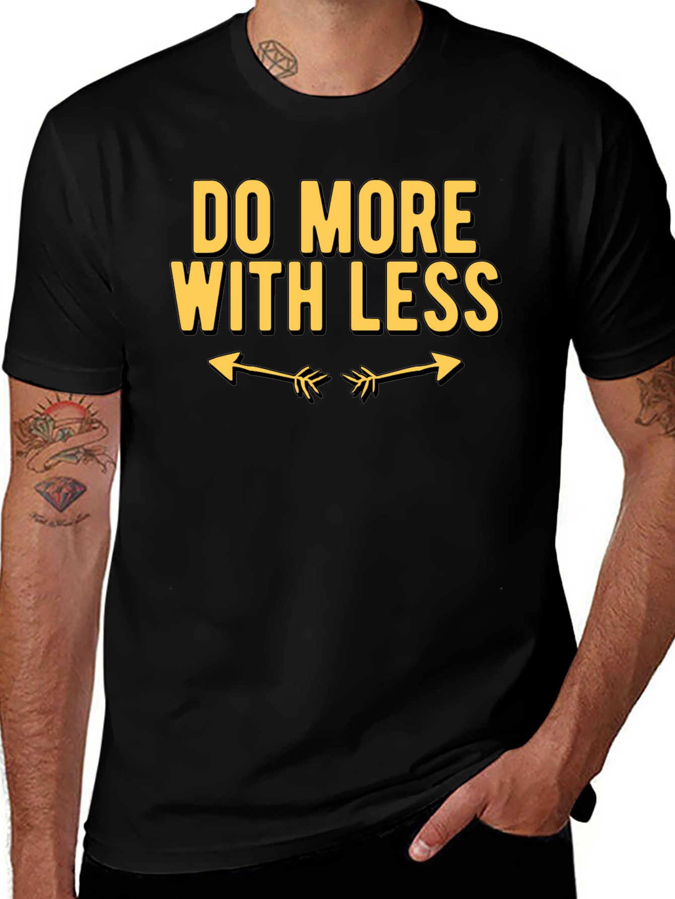 Do More With Less Graphic Tee