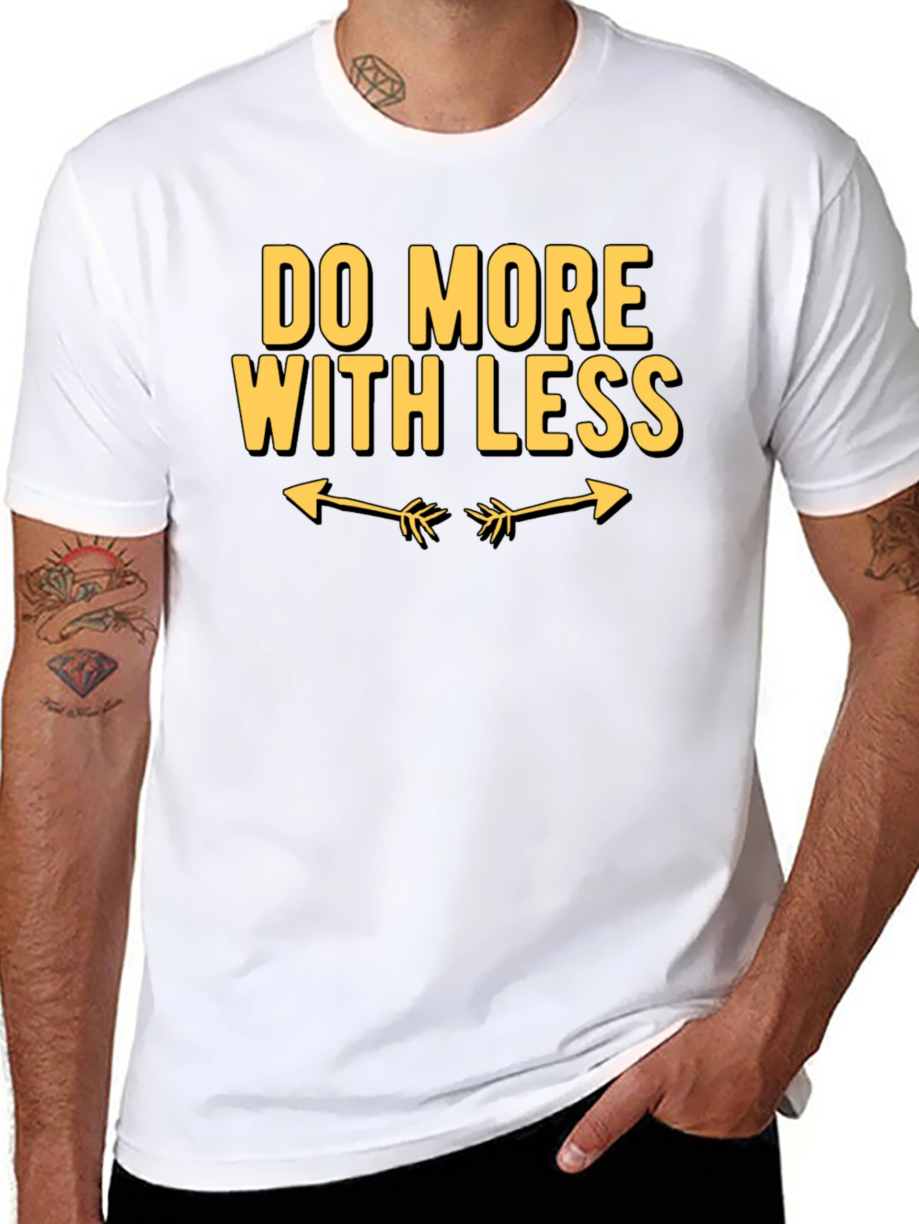 Do More With Less Graphic Tee