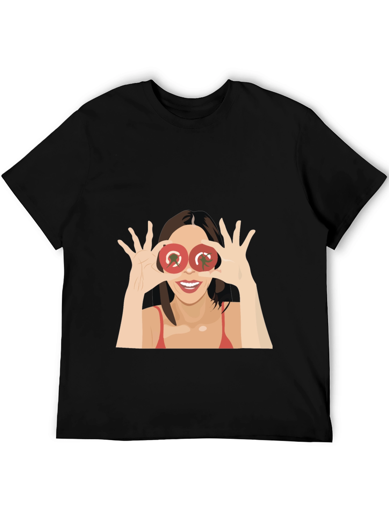 Tomato Eyes Graphic Tee - Funny Womens T-Shirt