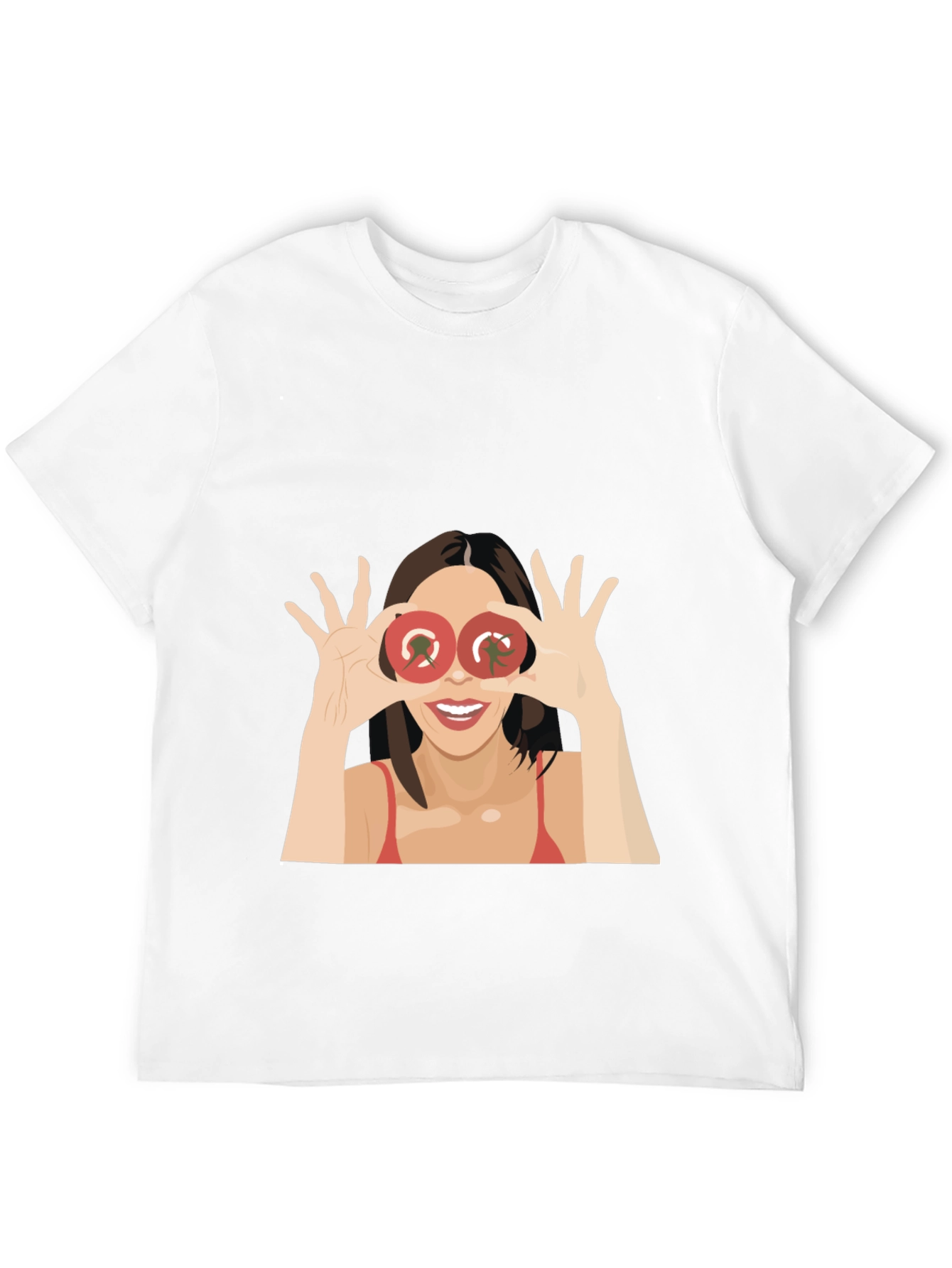 Tomato Eyes Graphic Tee - Funny Womens T-Shirt