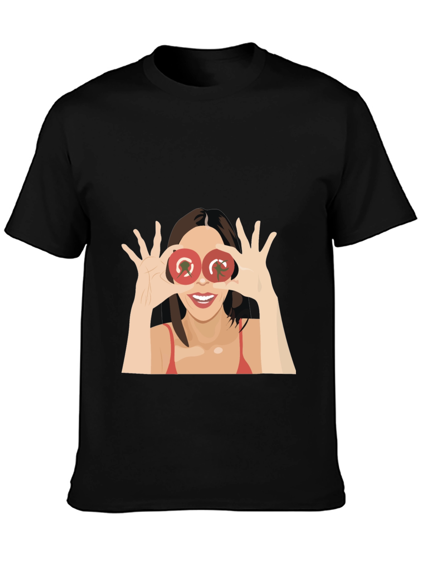 Tomato Eyes Graphic Tee - Funny Womens T-Shirt