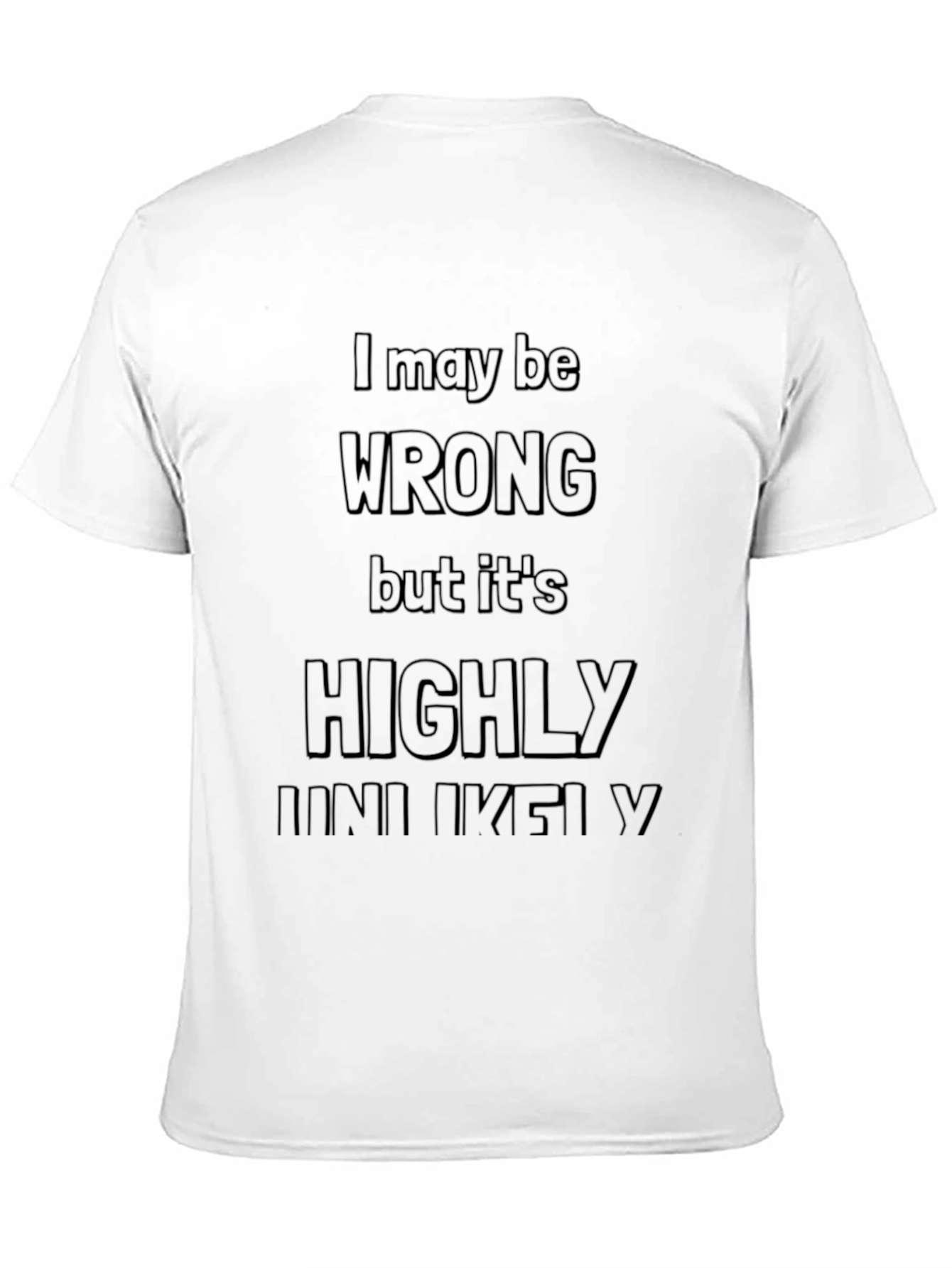 Funny Sarcastic T-Shirt - I May Be Wrong