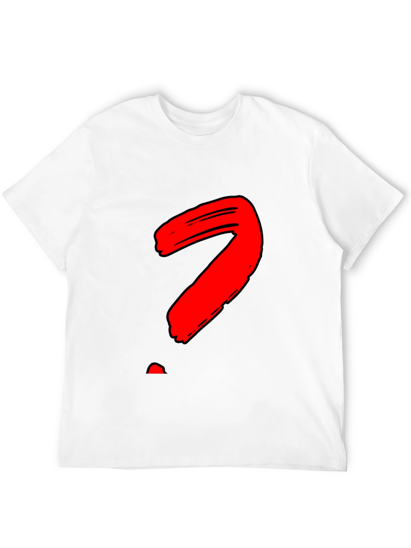 Bold Question Mark Graphic T-Shirt