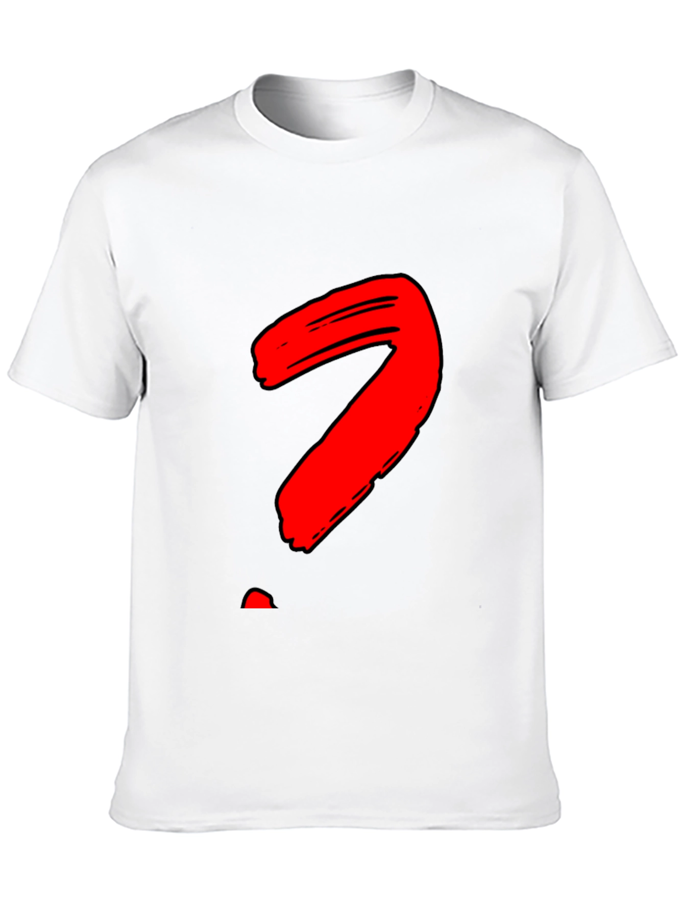 Bold Question Mark Graphic T-Shirt