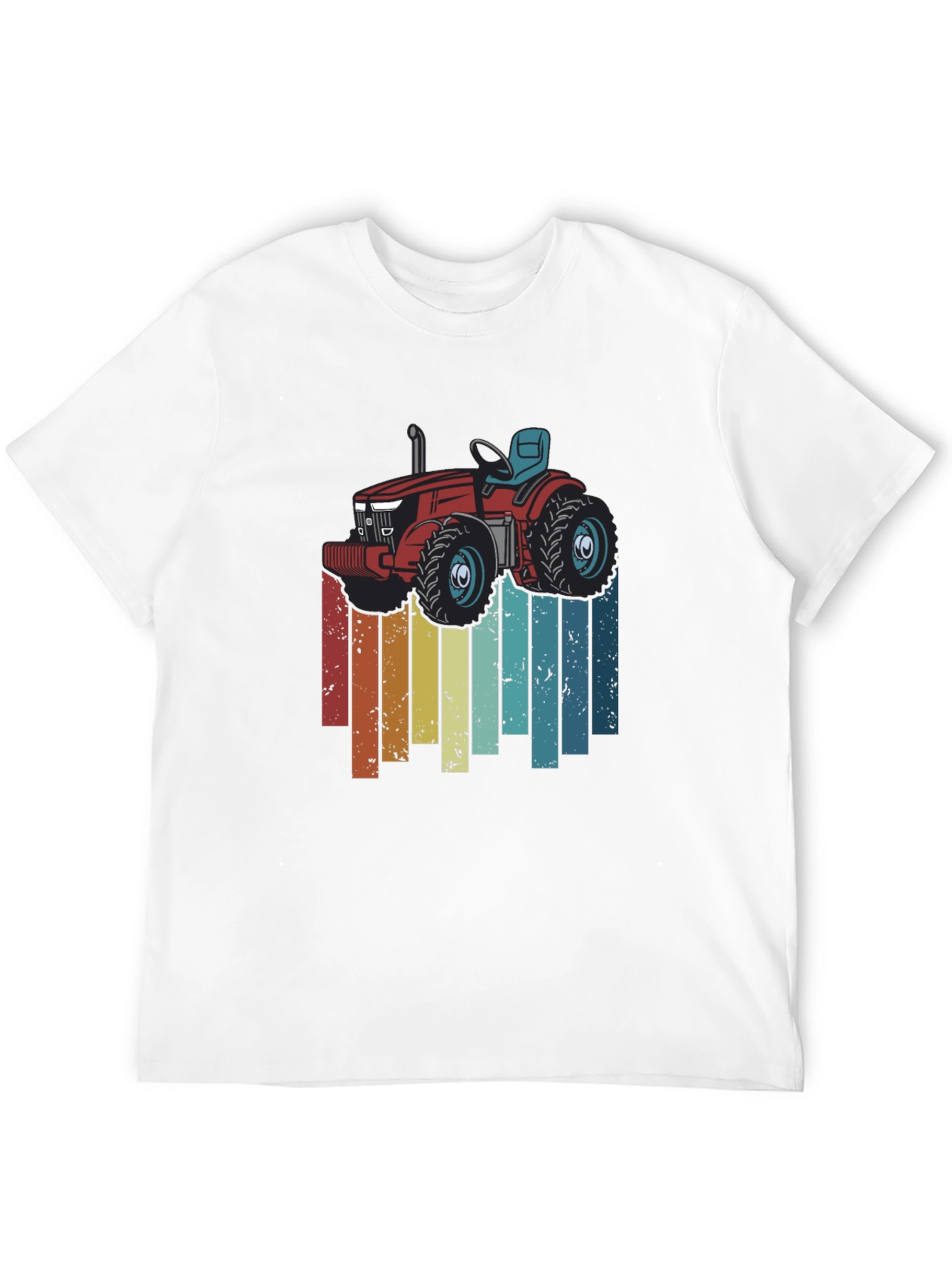 Retro Tractor Graphic T-Shirt