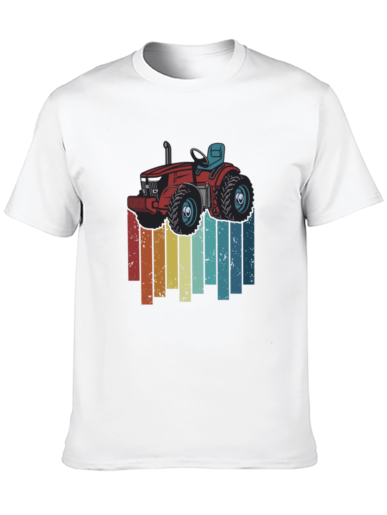 Retro Tractor Graphic T-Shirt