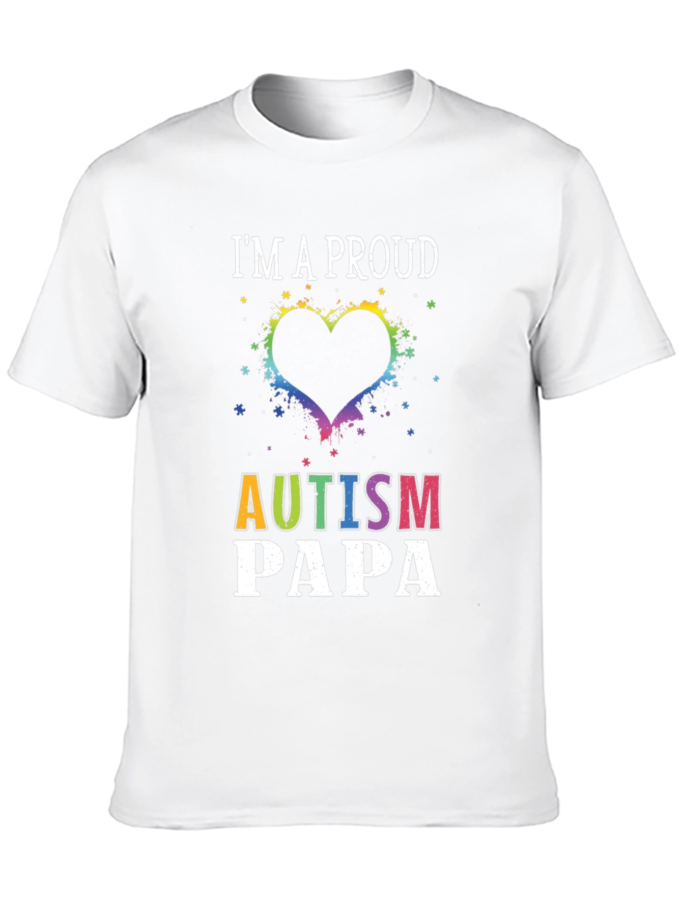Proud Autism Papa T-Shirt