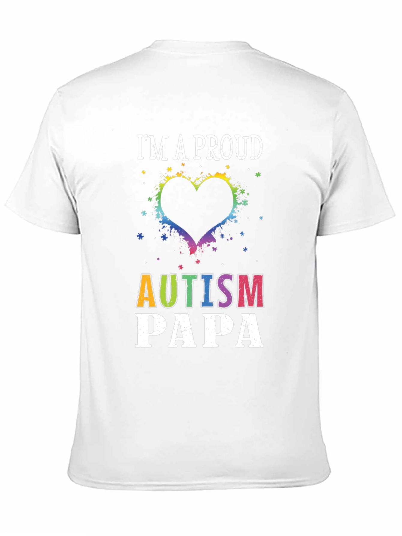 Proud Autism Papa T-Shirt