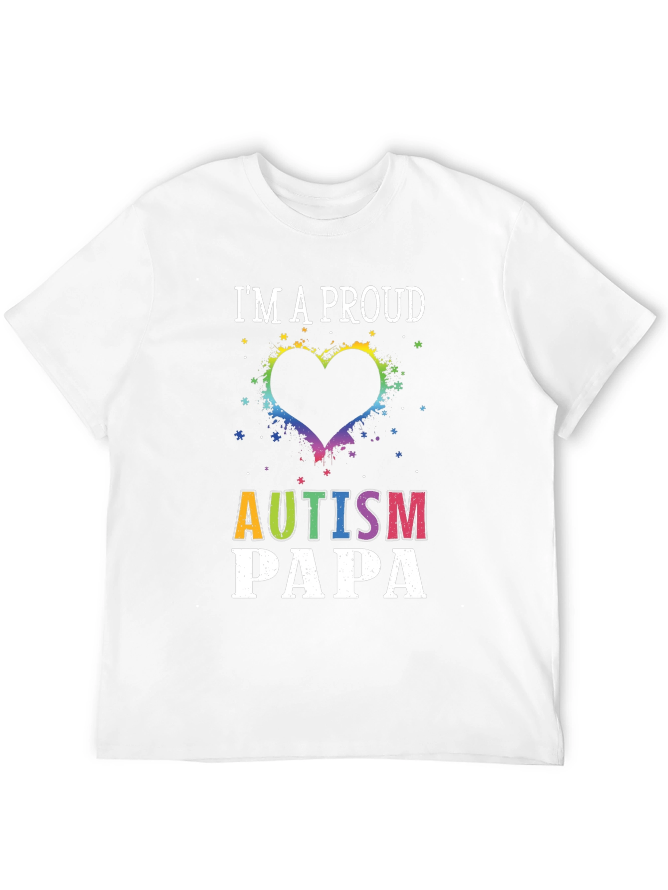 Proud Autism Papa T-Shirt