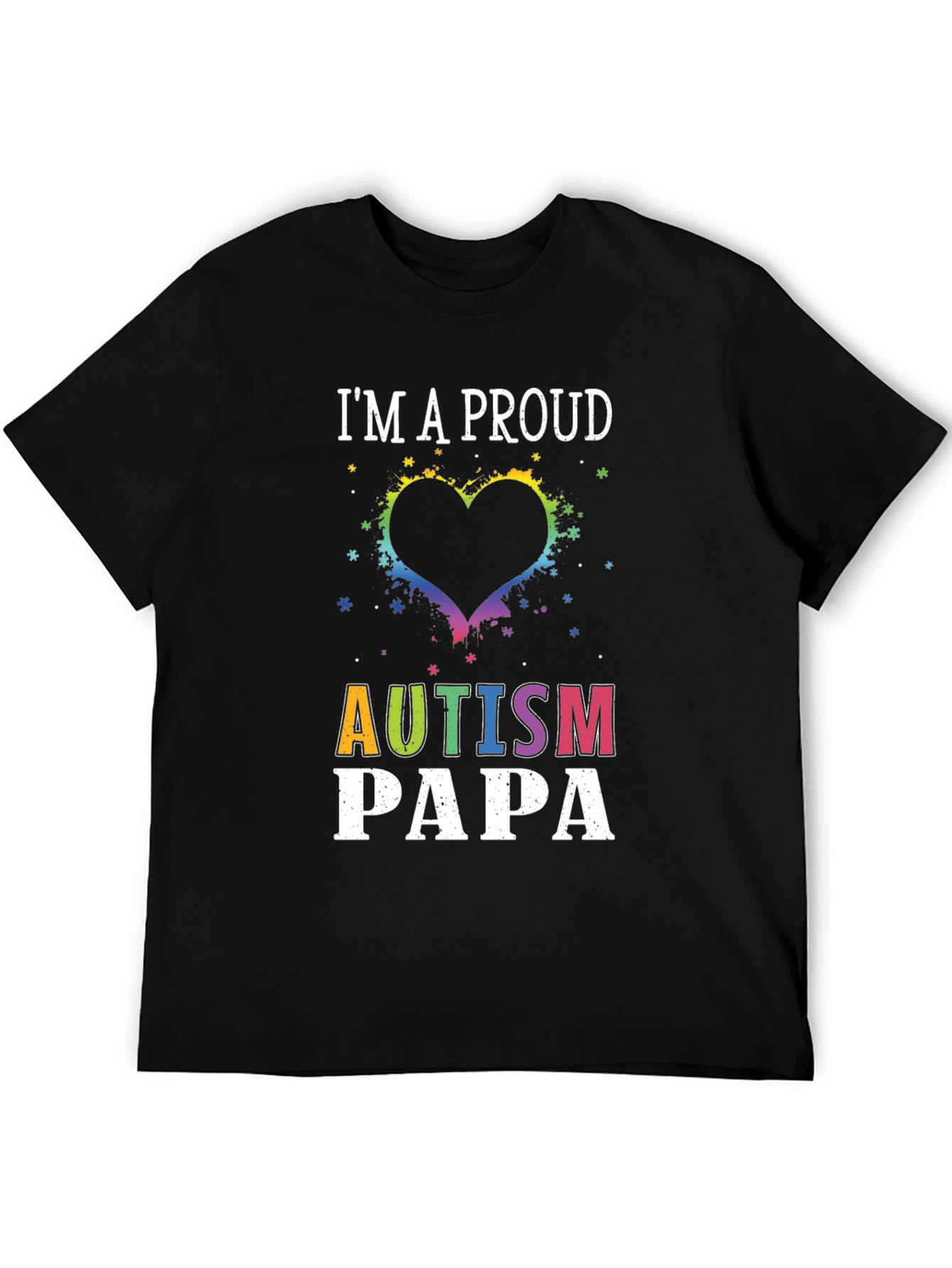Proud Autism Papa T-Shirt