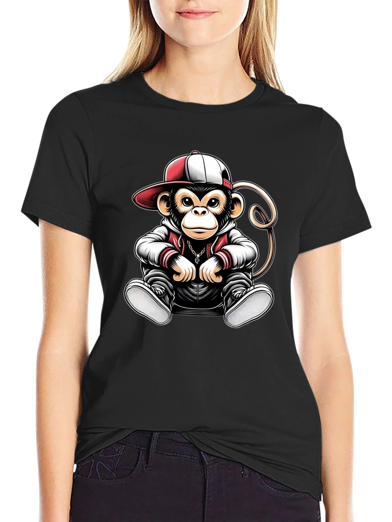 Monkey Graphic Tee - Urban Style