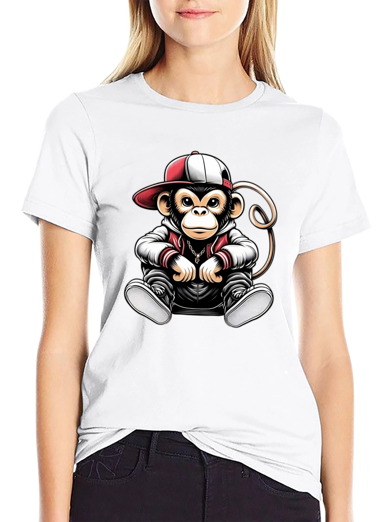 Monkey Graphic Tee - Urban Style