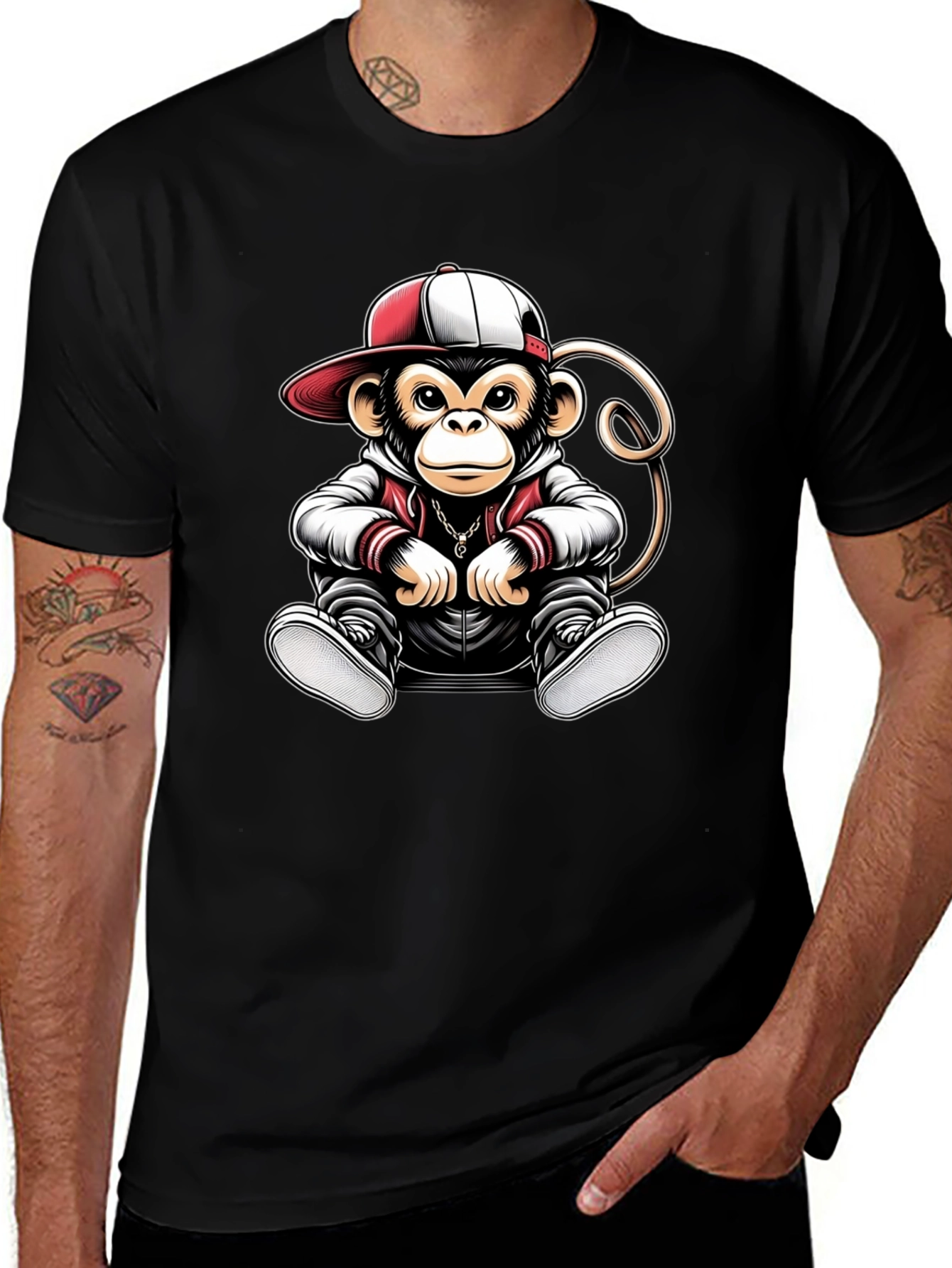 Monkey Graphic Tee - Urban Style