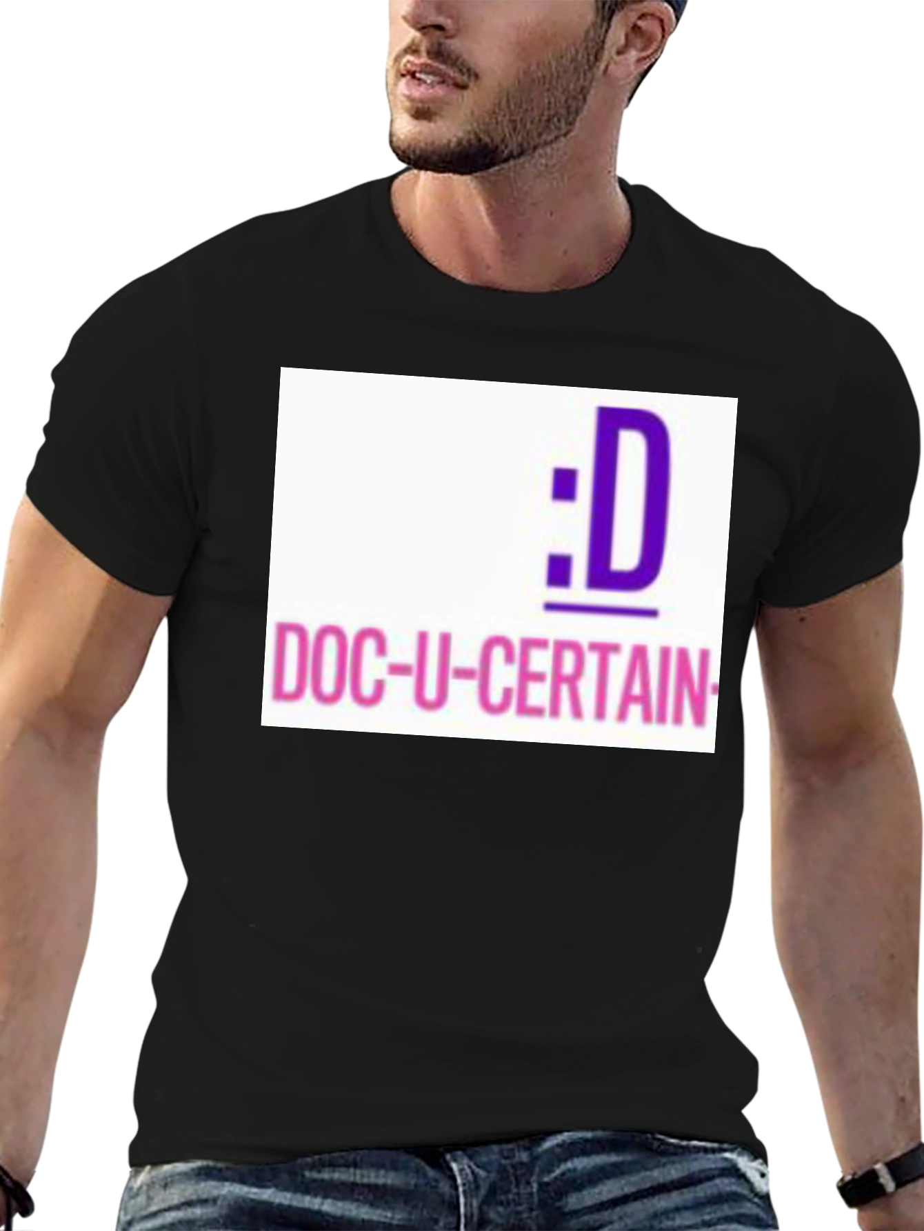 Doc-U-Certain T-Shirt: Funny Medical Humor Tee