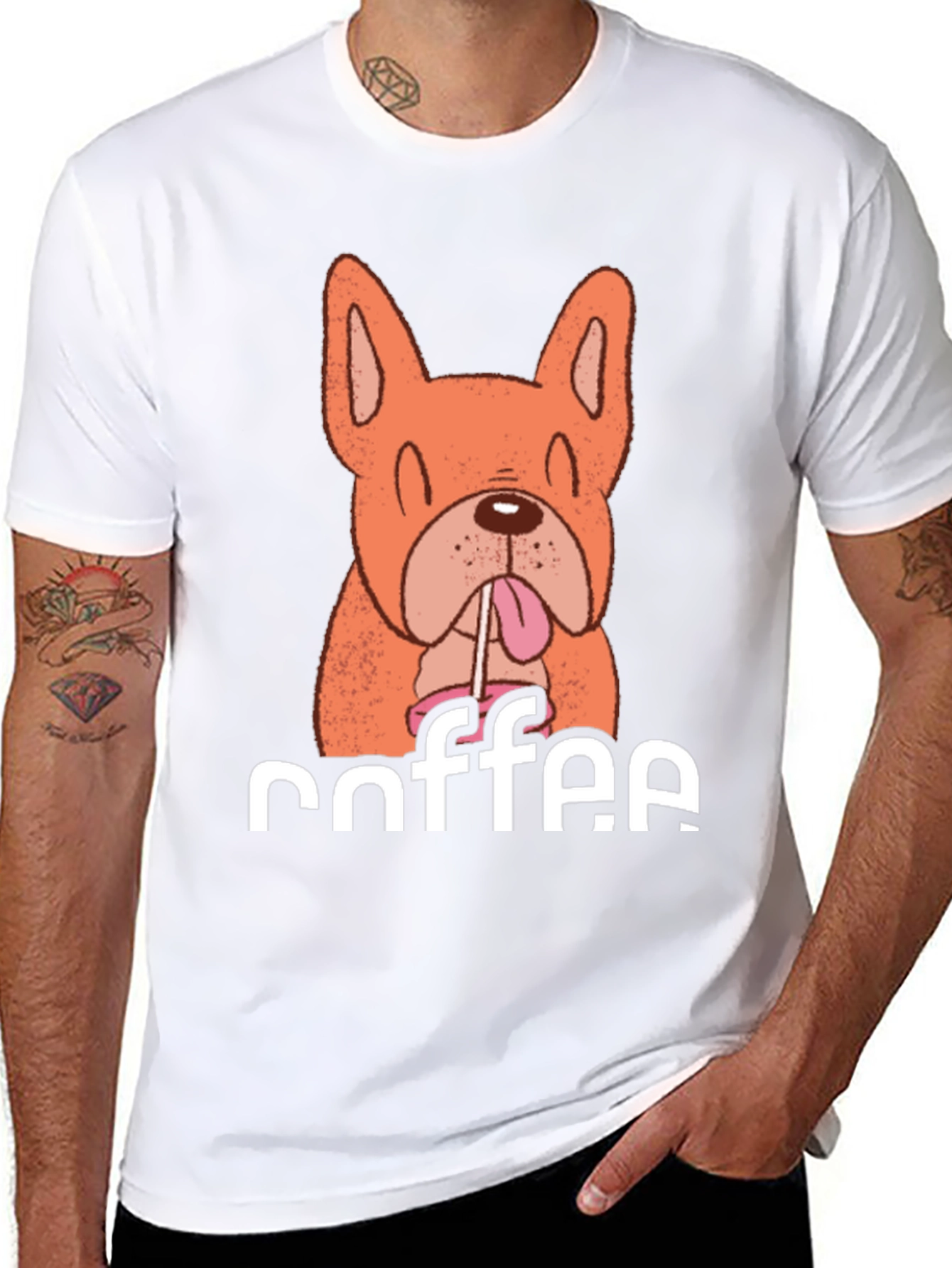 Dog Lover Coffee Graphic Tee