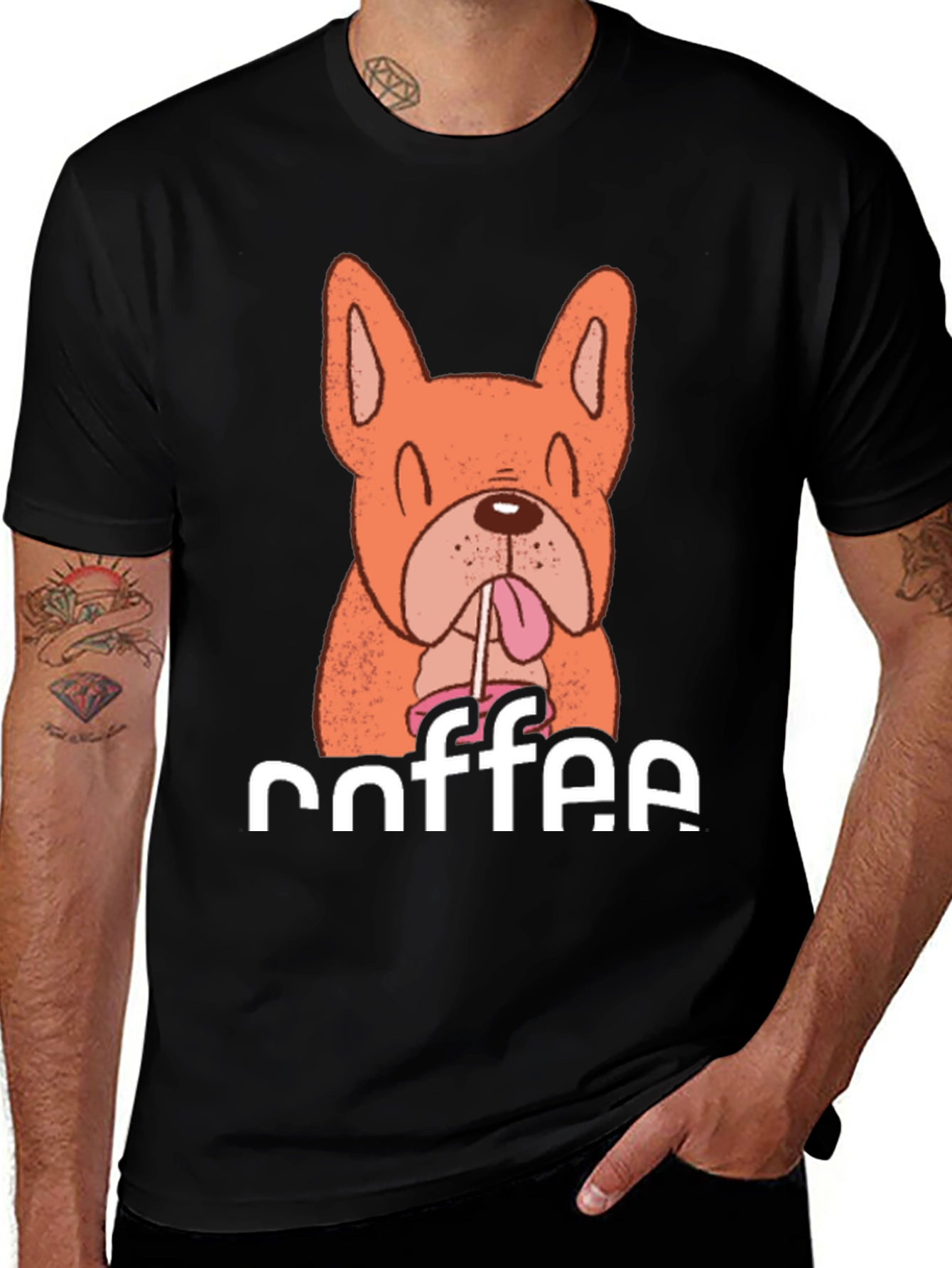 Dog Lover Coffee Graphic Tee