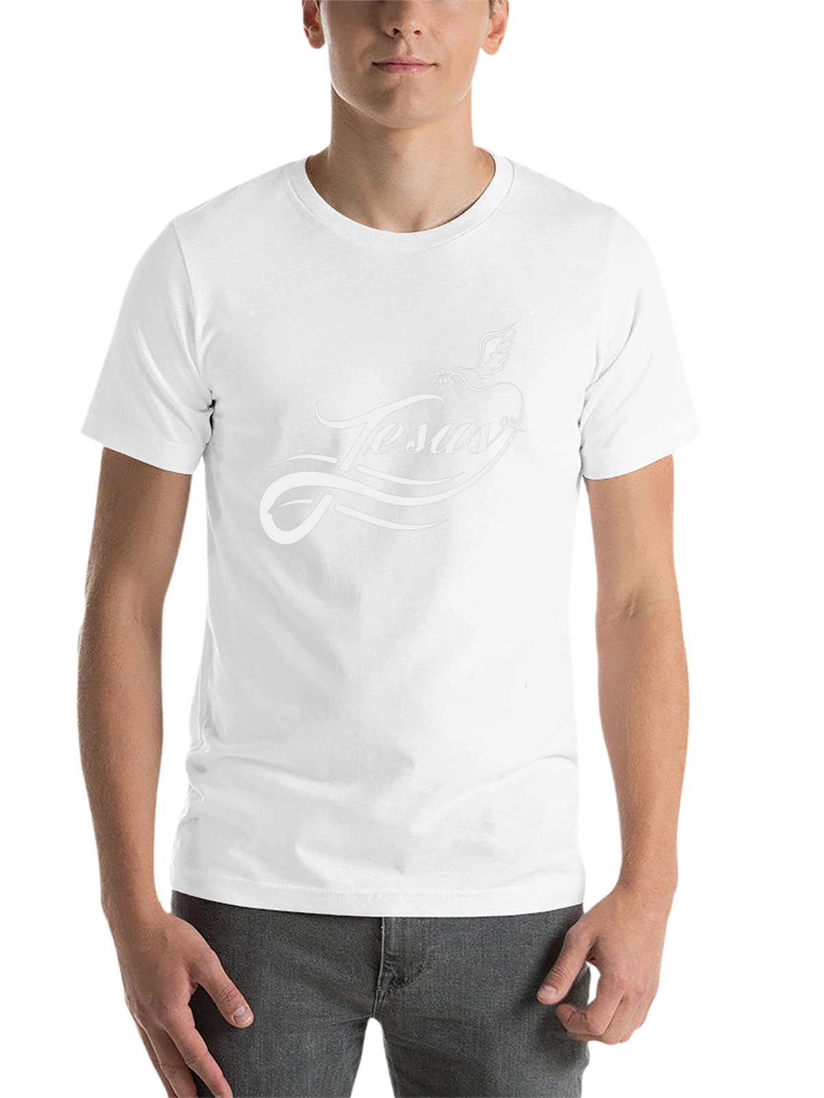 Jesus Dove Graphic Tee - Black Christian T-Shirt
